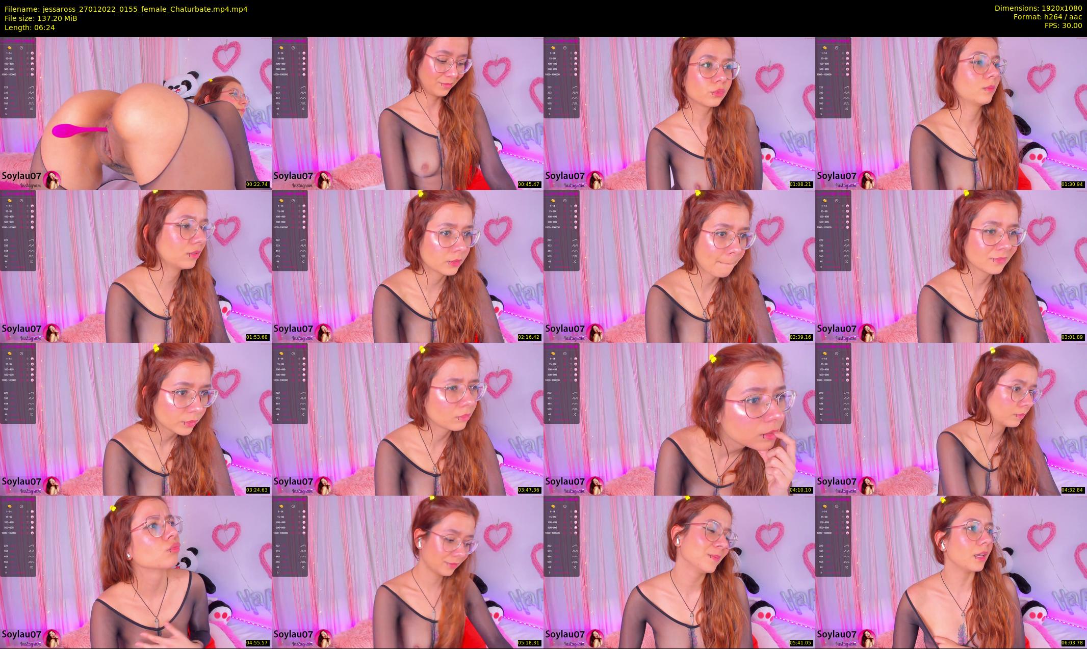 jessaross — 7 minute Chaturbate female cam show recording, 1080p, Jan 27, 2022