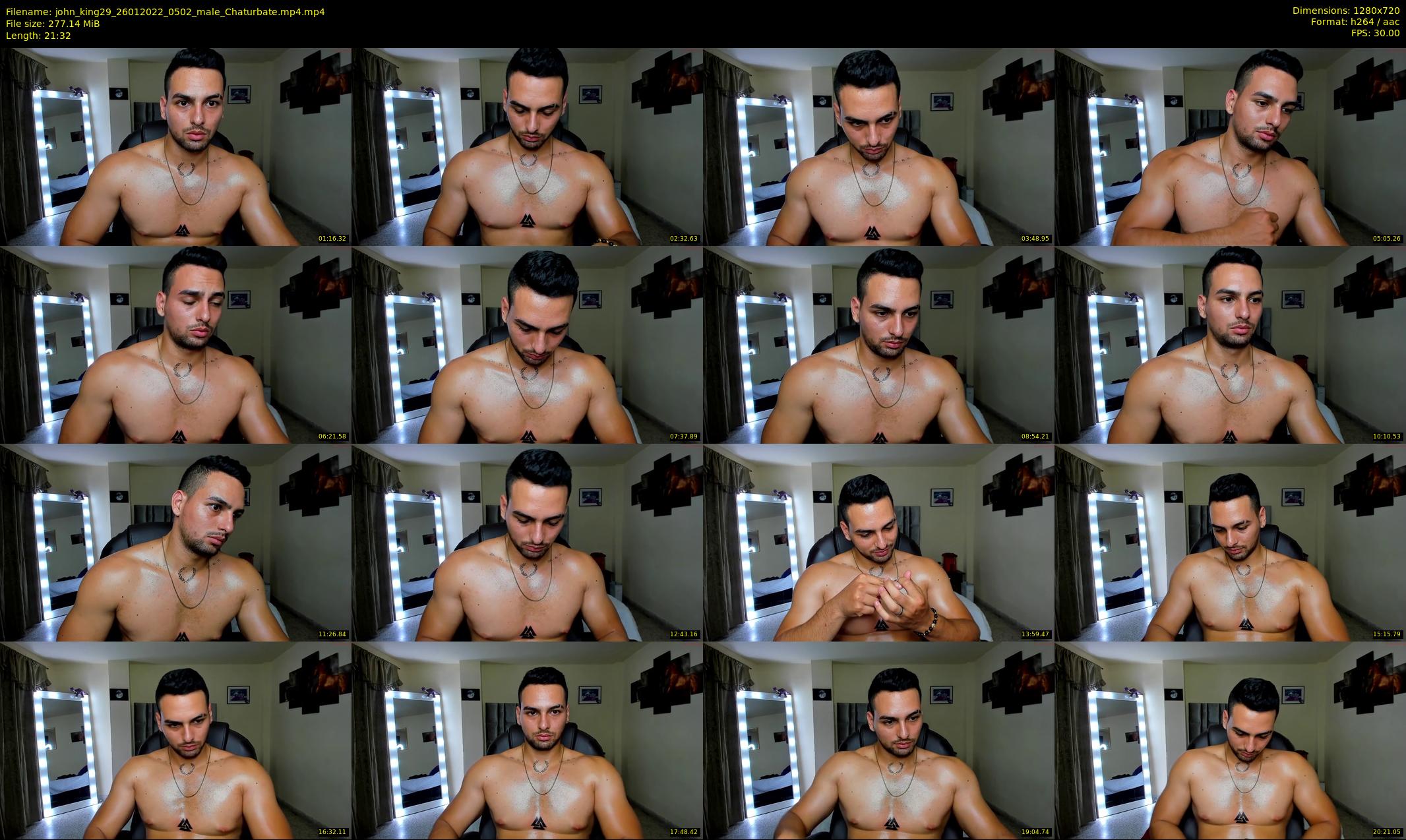 john_king29 — 22 minute Chaturbate male cam show recording, 720p, Jan 26, 2022