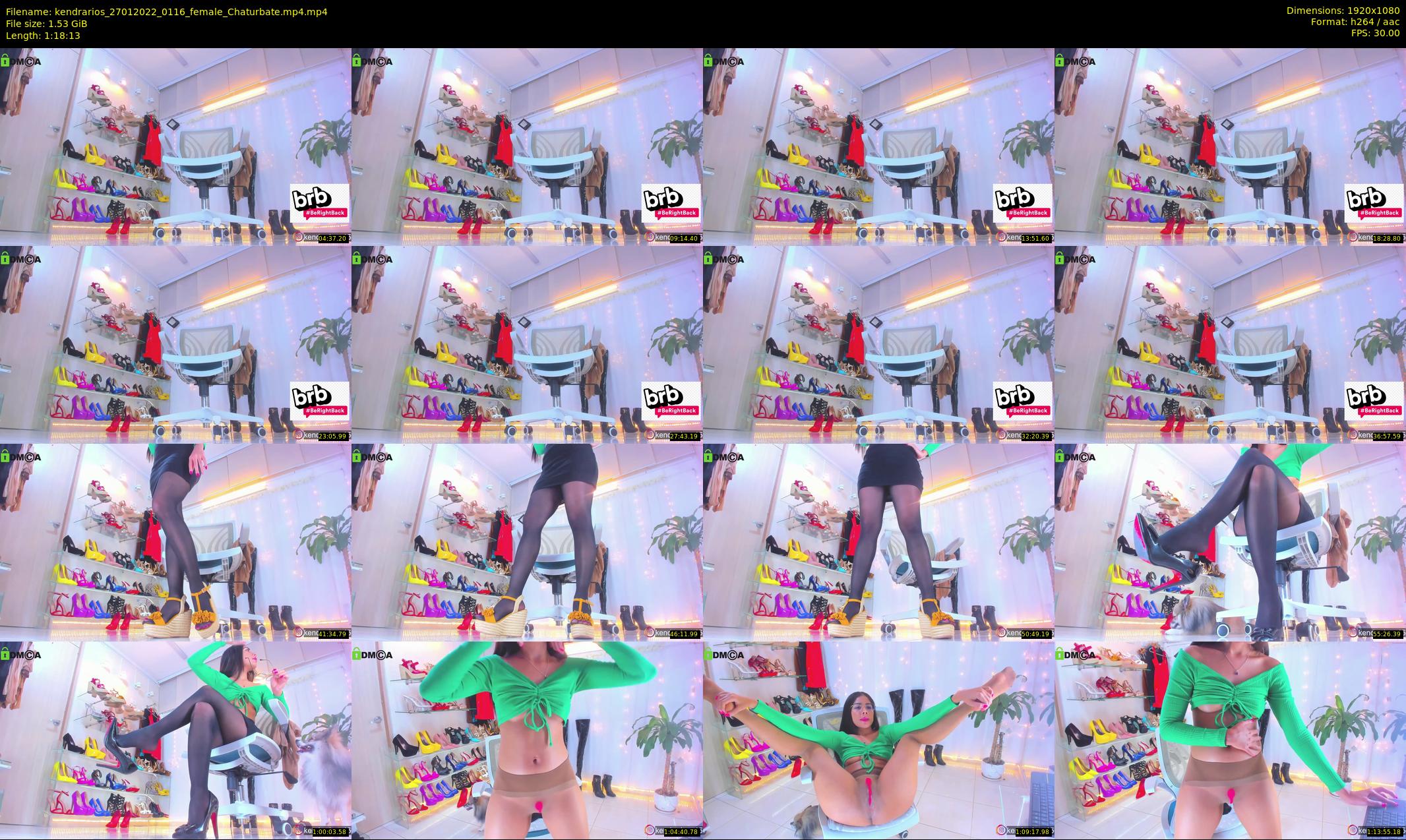 kendrarios — 79 minute Chaturbate female cam show recording, 1080p, Jan 27, 2022