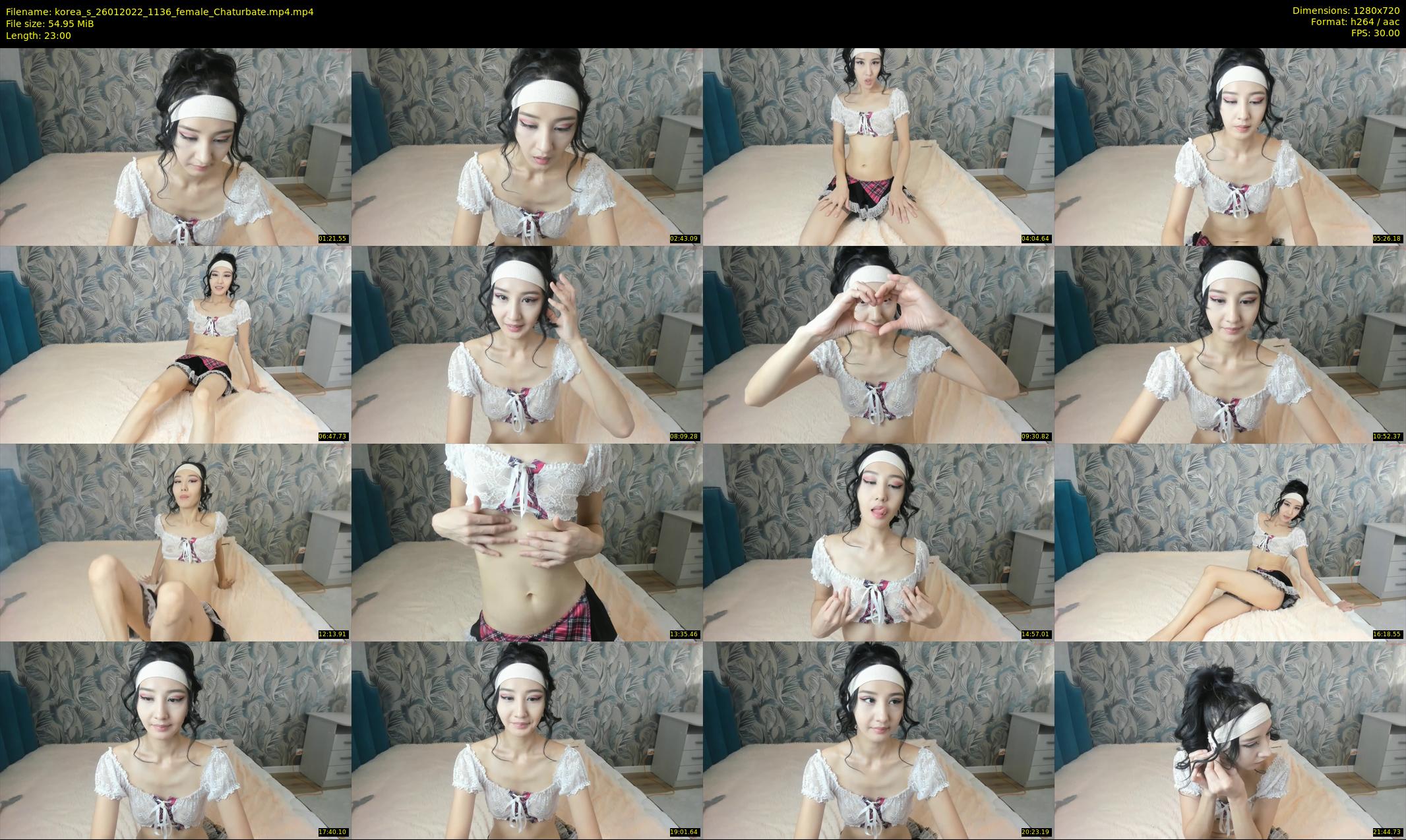 korea_s — 23 minute Chaturbate female cam show recording, 720p, Jan 26, 2022