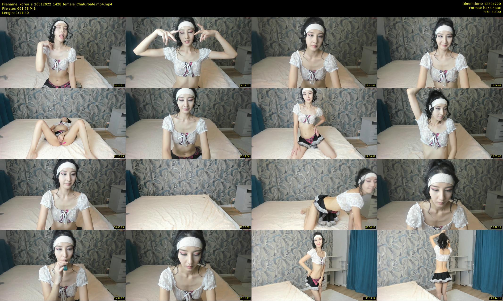 korea_s — 72 minute Chaturbate female cam show recording, 720p, Jan 26, 2022