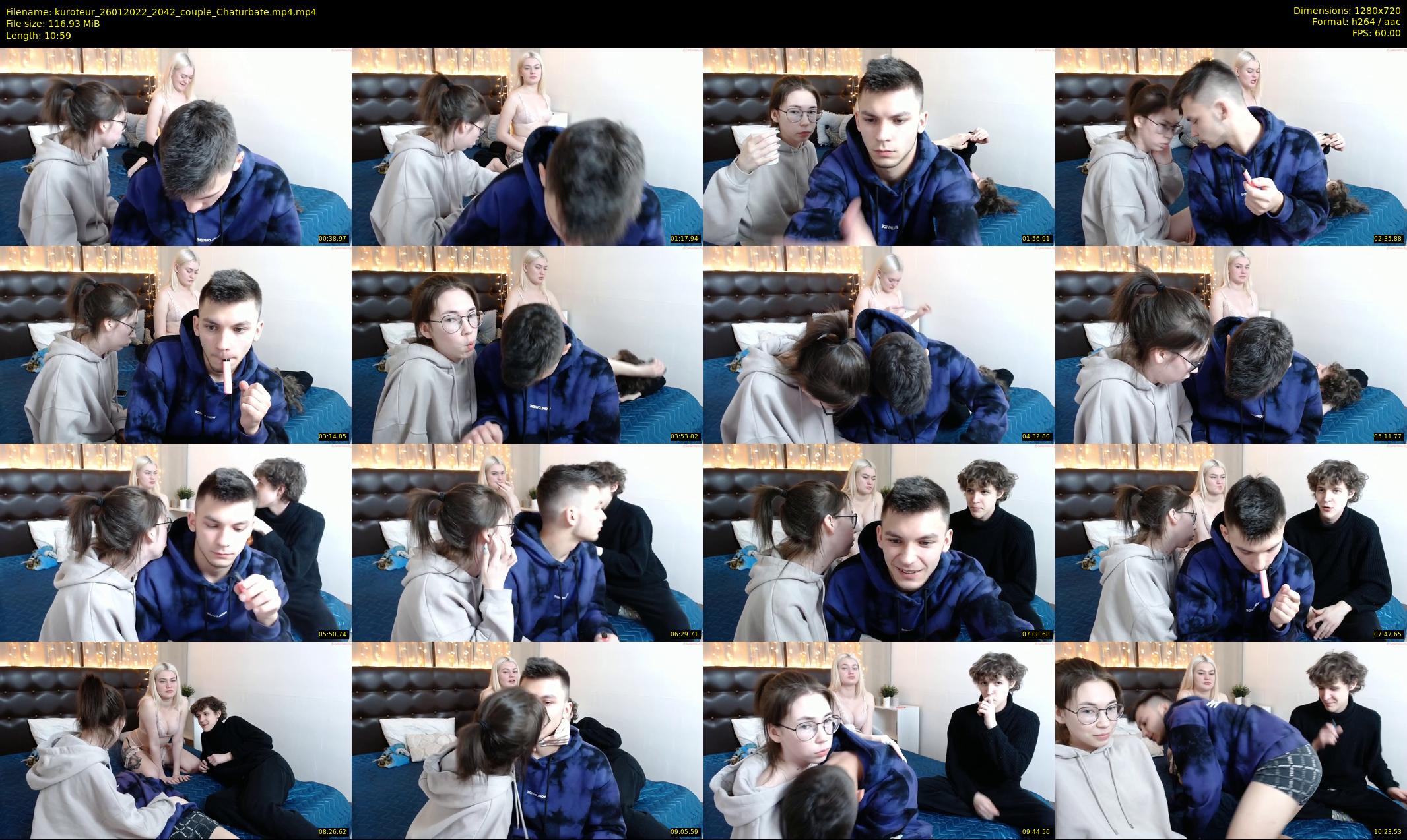 kuroteur — 11 minute Chaturbate couple cam show recording, 720p, Jan 26, 2022
