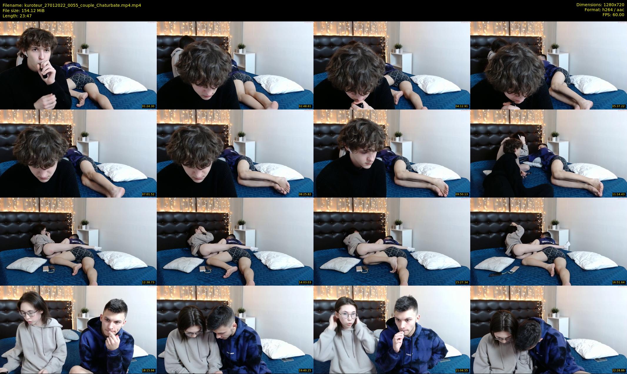 kuroteur — 24 minute Chaturbate couple cam show recording, 720p, Jan 27, 2022