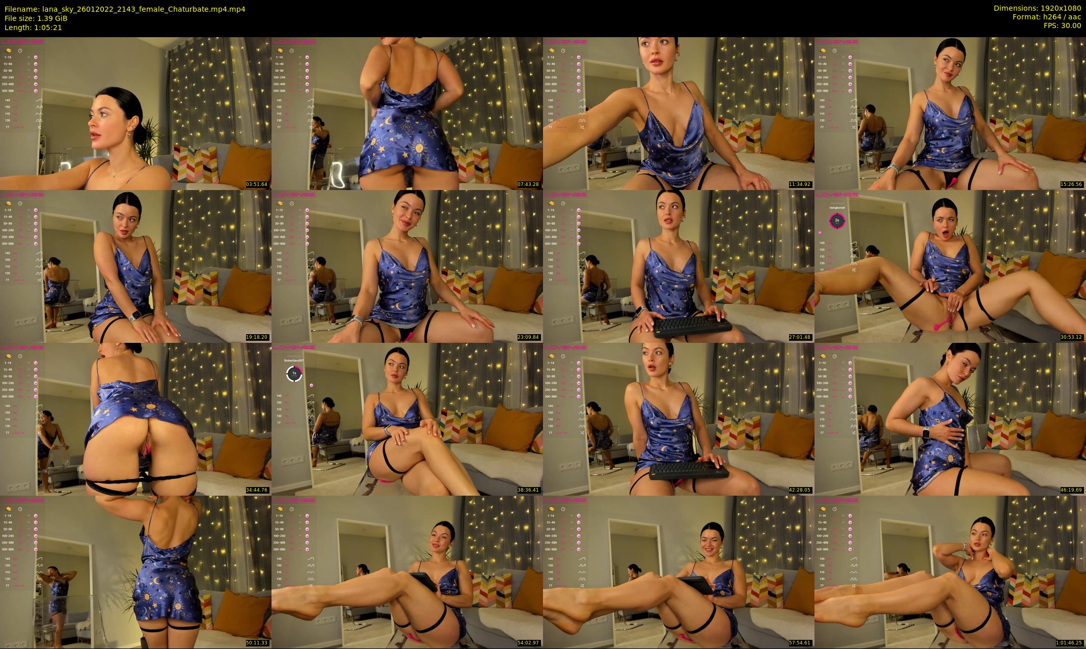 lana_sky — 66 minute Chaturbate female cam show recording, 1080p, Jan 26, 2022