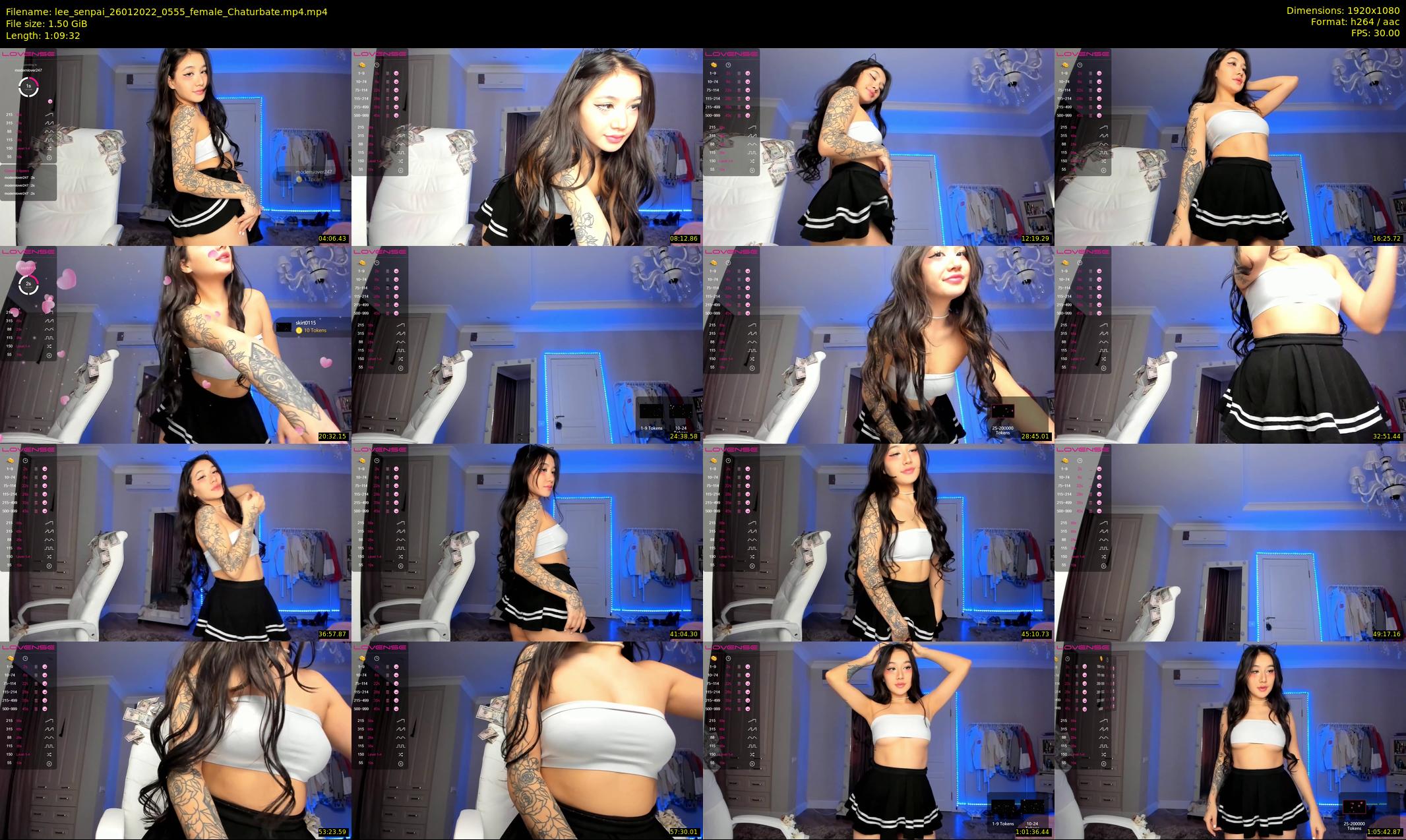 lee_senpai — 70 minute Chaturbate female cam show recording, 1080p, Jan 26, 2022