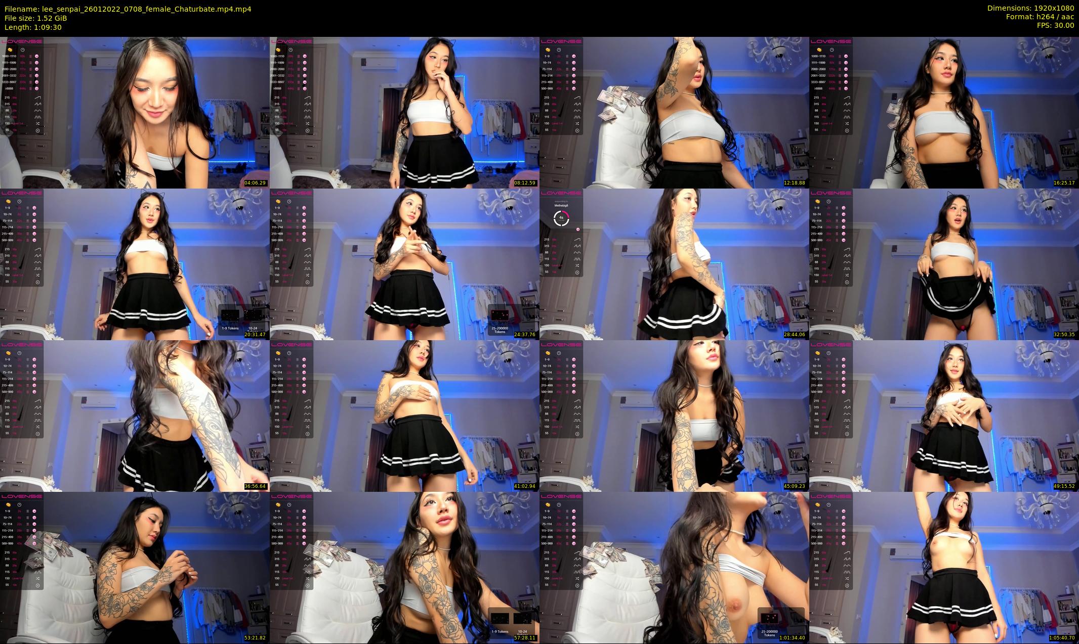 lee_senpai — 70 minute Chaturbate female cam show recording, 1080p, Jan 26, 2022
