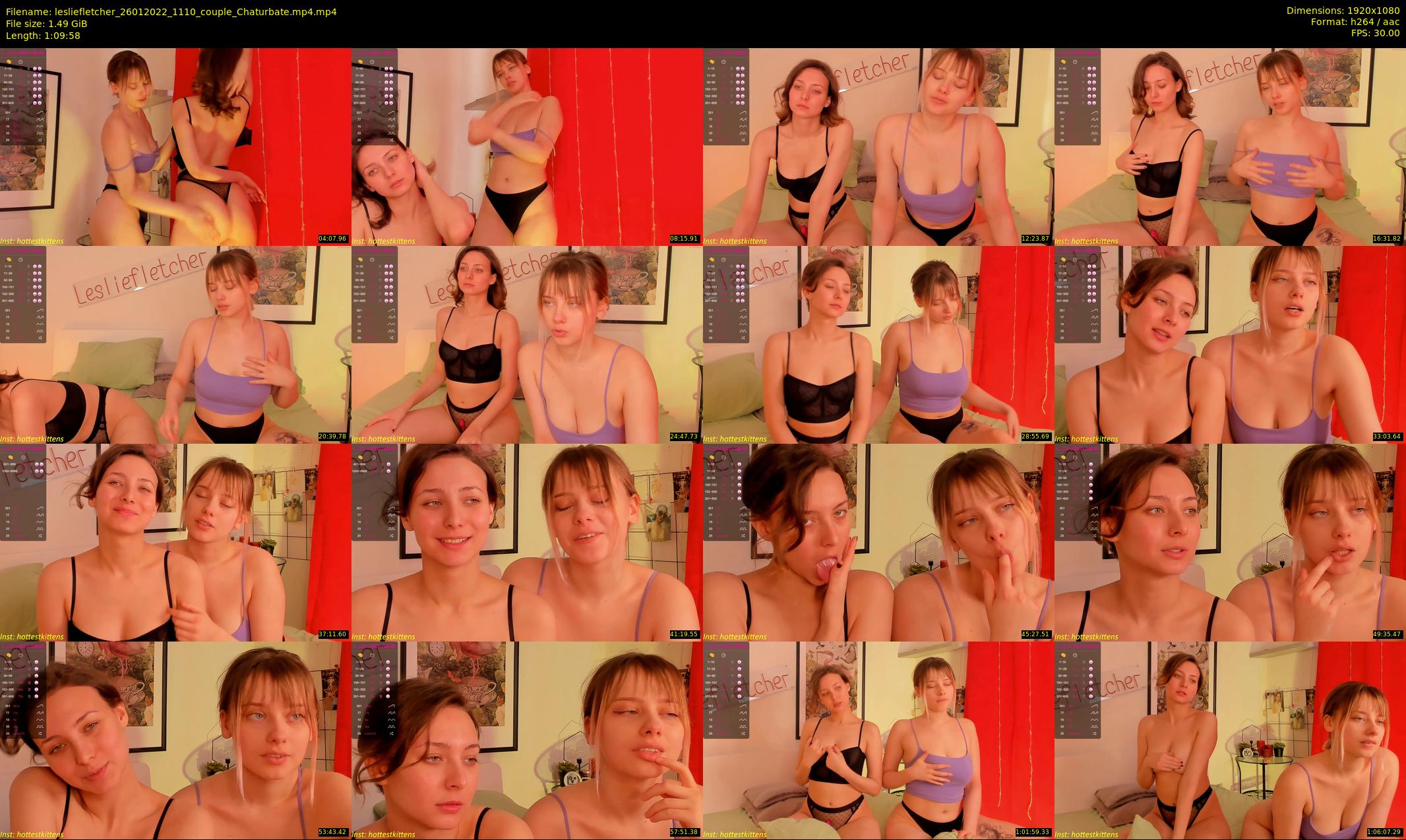 lesliefletcher — 70 minute Chaturbate couple cam show recording, 1080p, Jan 26, 2022