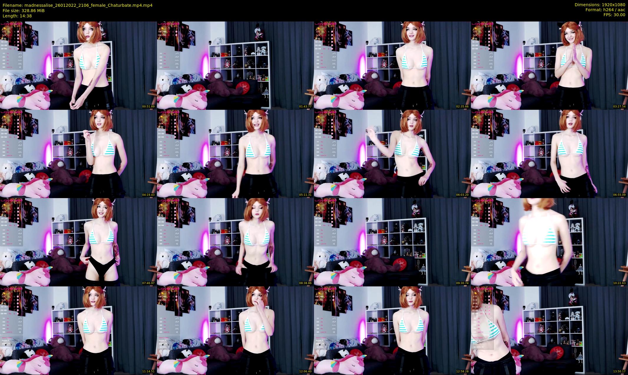 madnessalise — 15 minute Chaturbate female cam show recording, 1080p, Jan 26, 2022