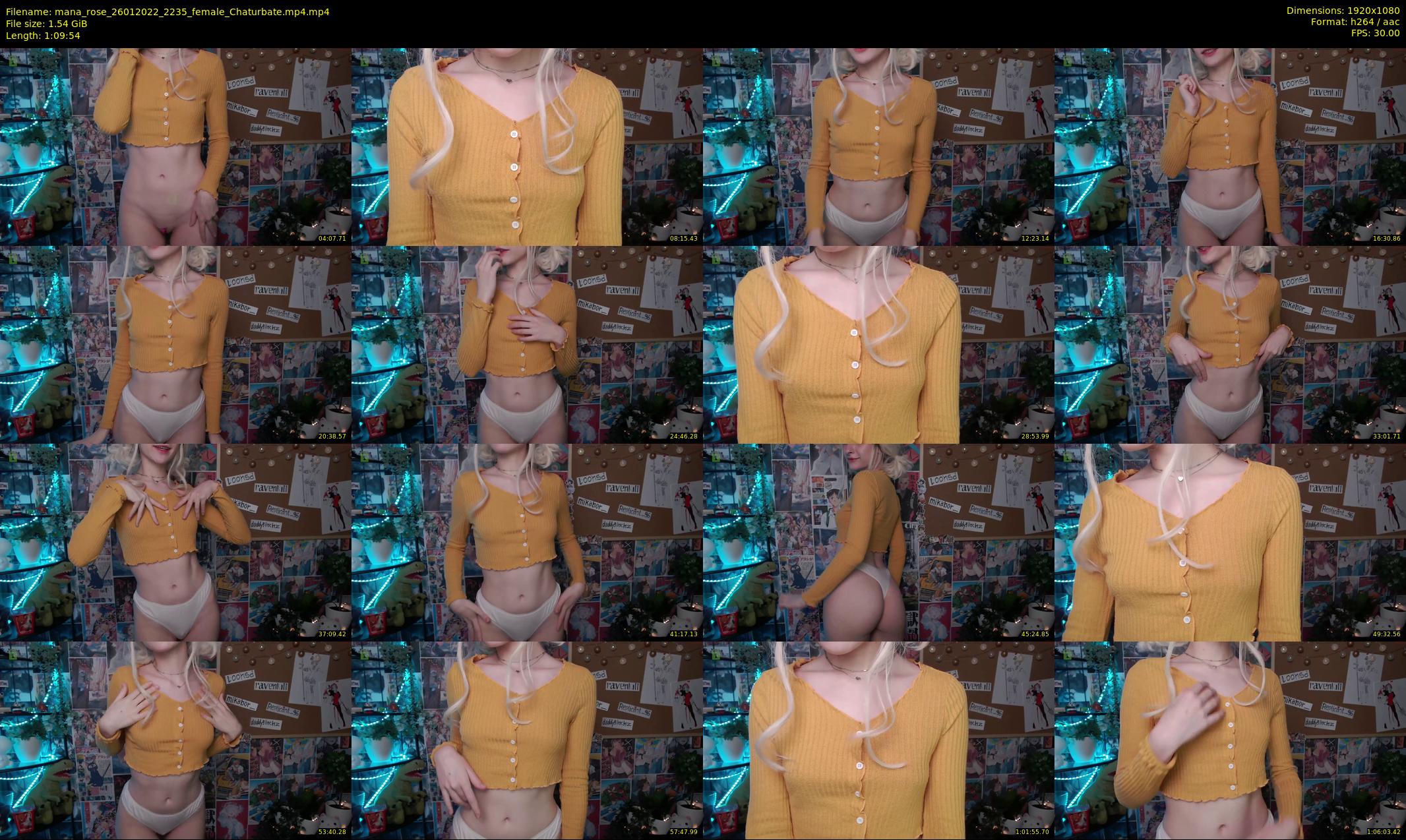 mana_rose — 70 minute Chaturbate female cam show recording, 1080p, Jan 26, 2022