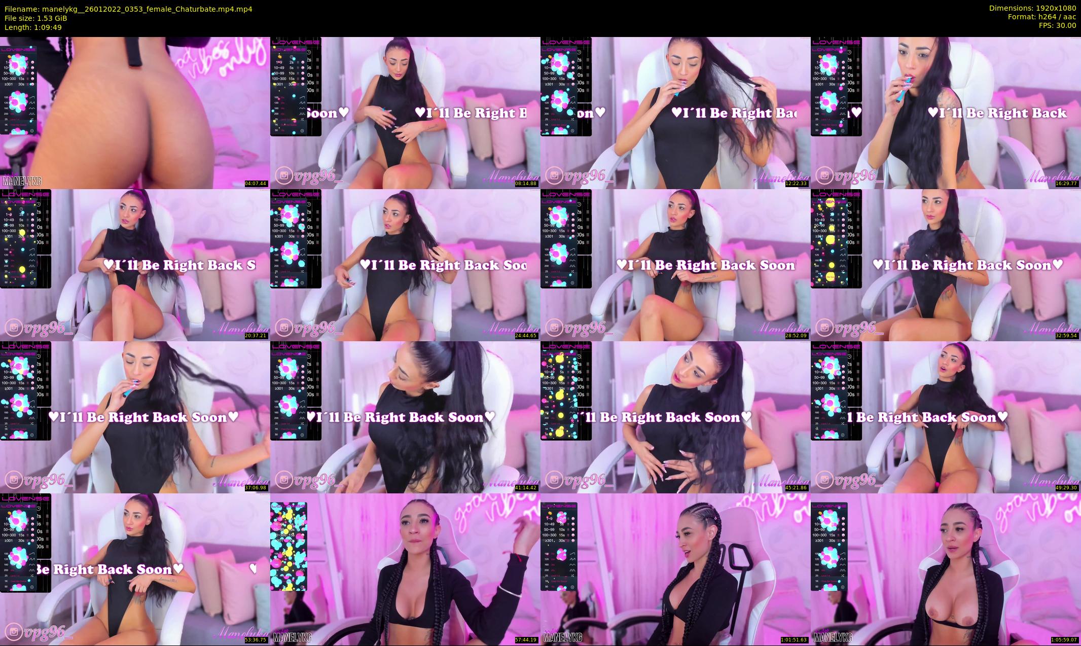 manelykg_ — 70 minute Chaturbate female cam show recording, 1080p, Jan 26, 2022