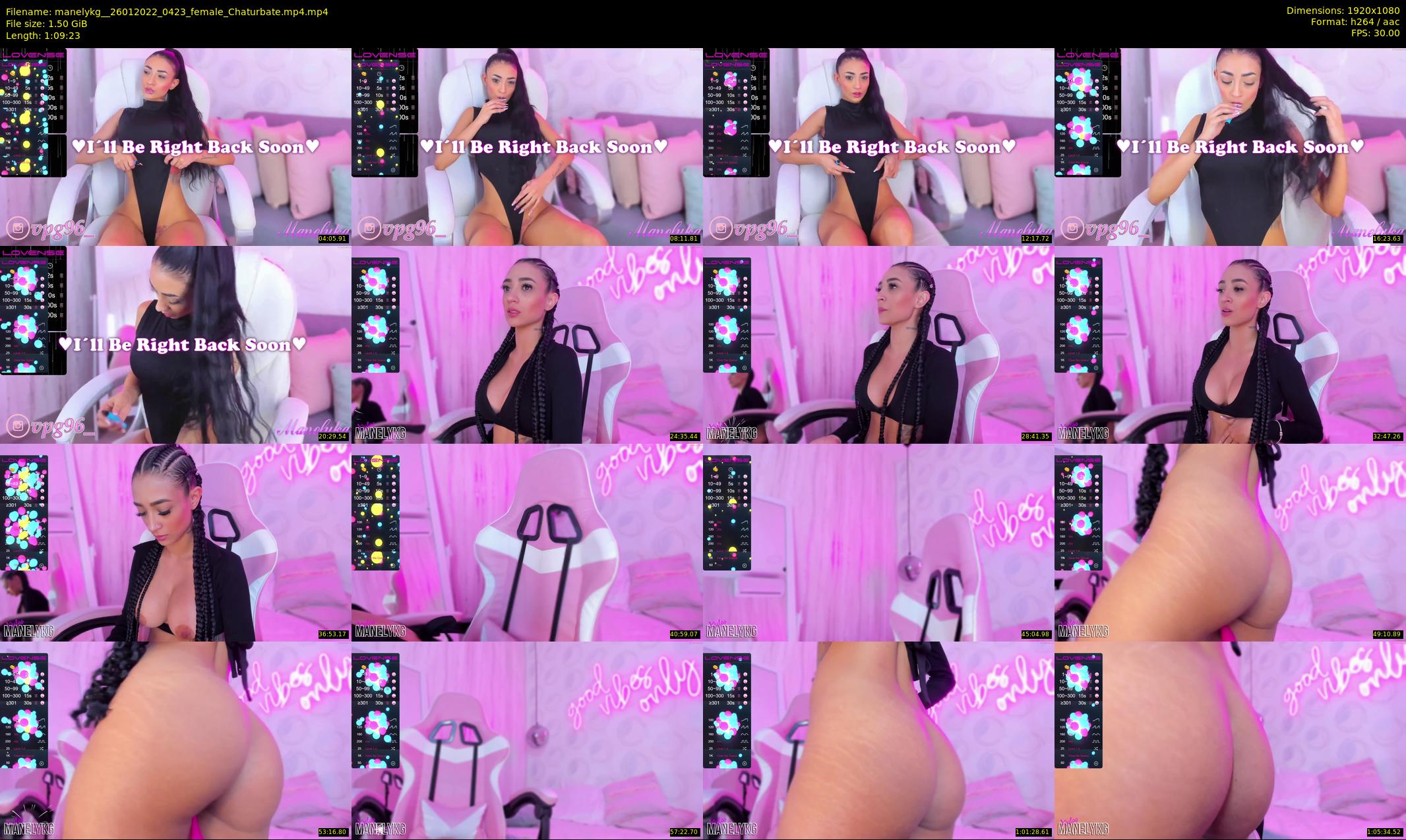 manelykg_ — 70 minute Chaturbate female cam show recording, 1080p, Jan 26, 2022