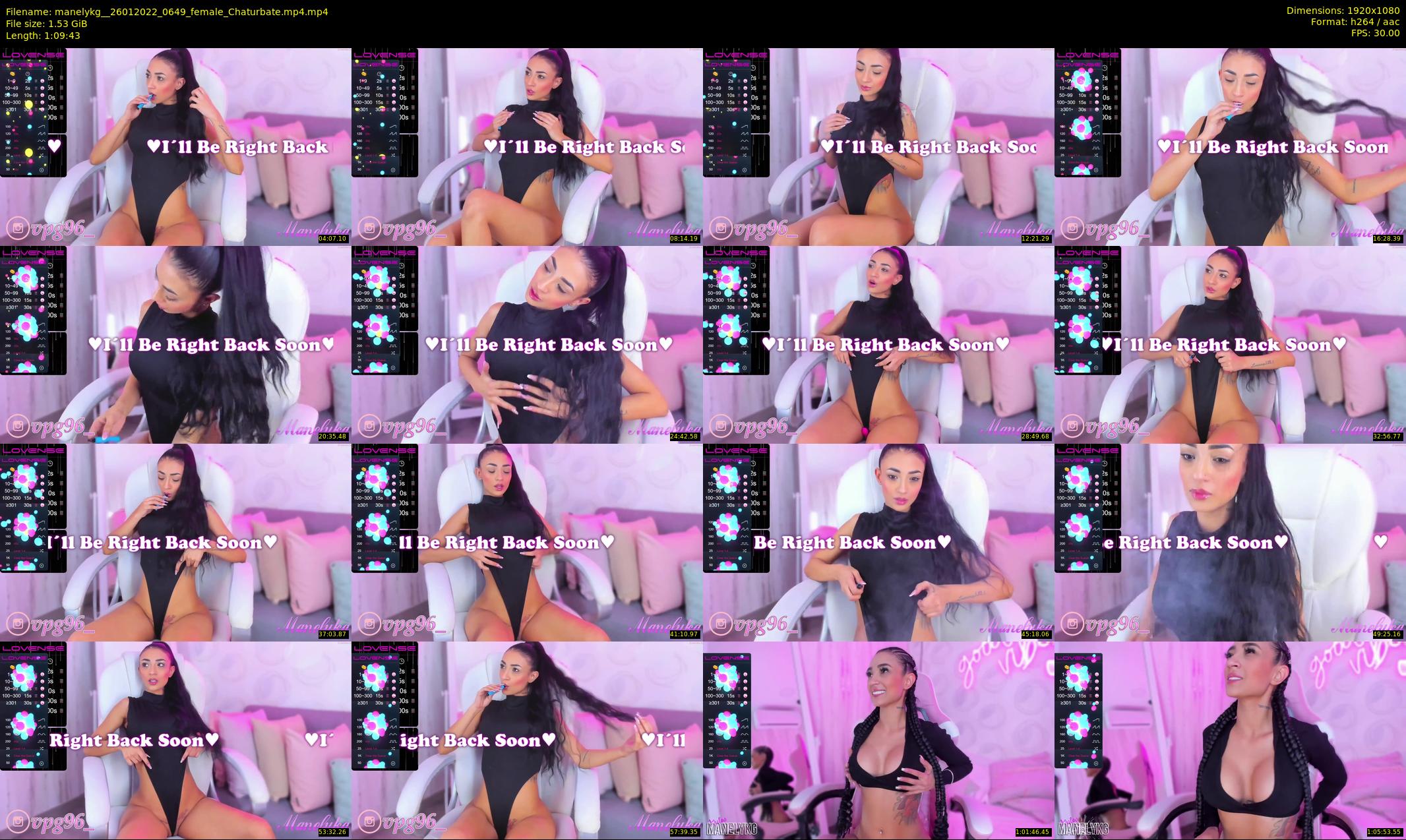 manelykg_ — 70 minute Chaturbate female cam show recording, 1080p, Jan 26, 2022