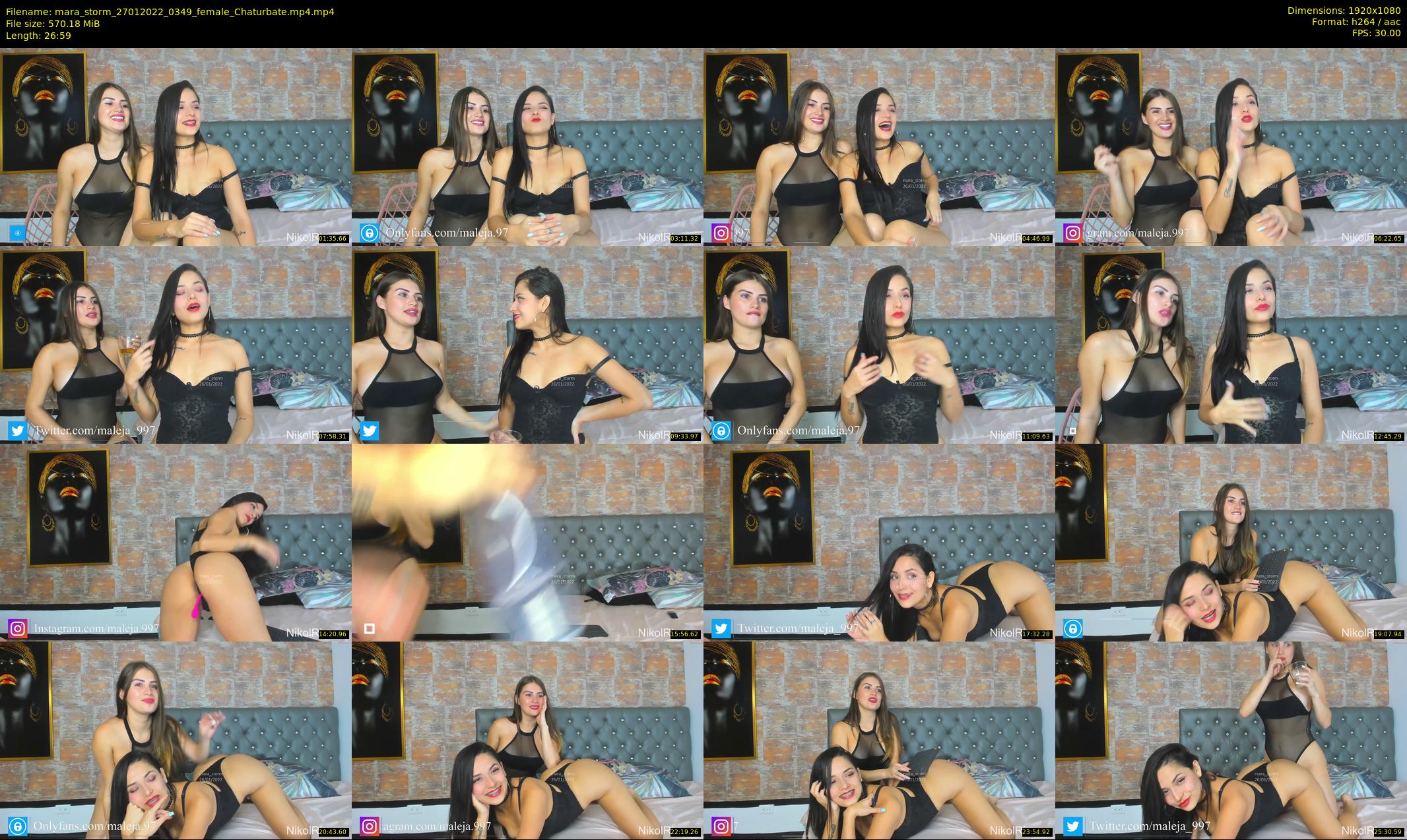 mara_storm — 27 minute Chaturbate female cam show recording, 1080p, Jan 27, 2022