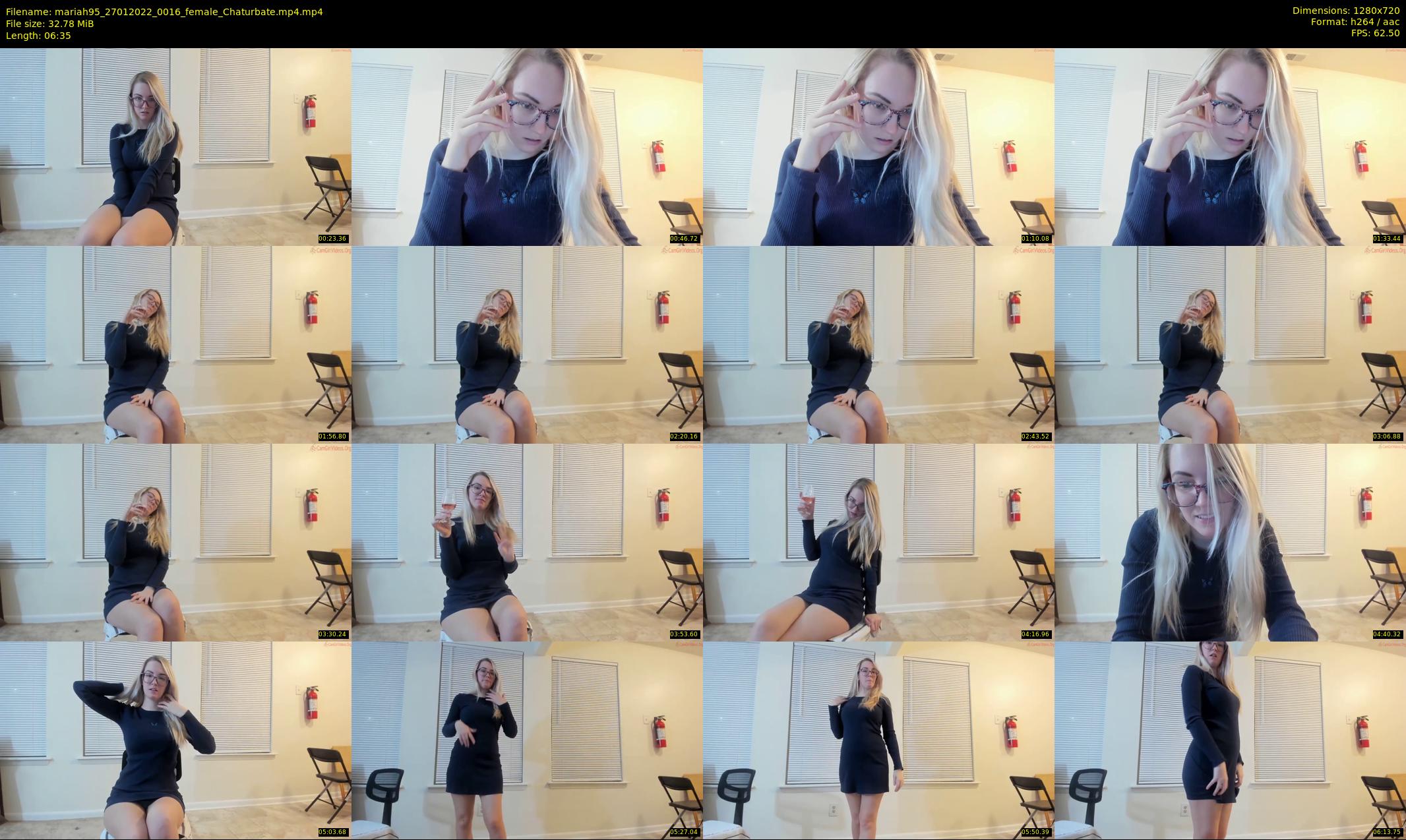 mariah95 — 7 minute Chaturbate female cam show recording, 720p, Jan 27, 2022