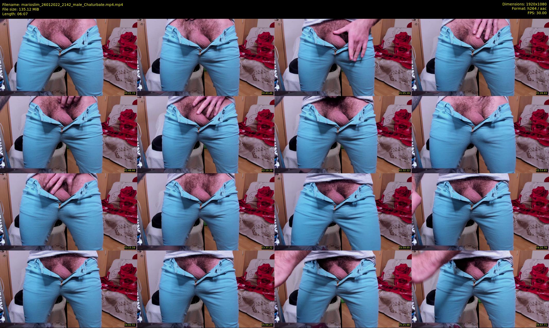 marioslim — 7 minute Chaturbate male cam show recording, 1080p, Jan 26, 2022