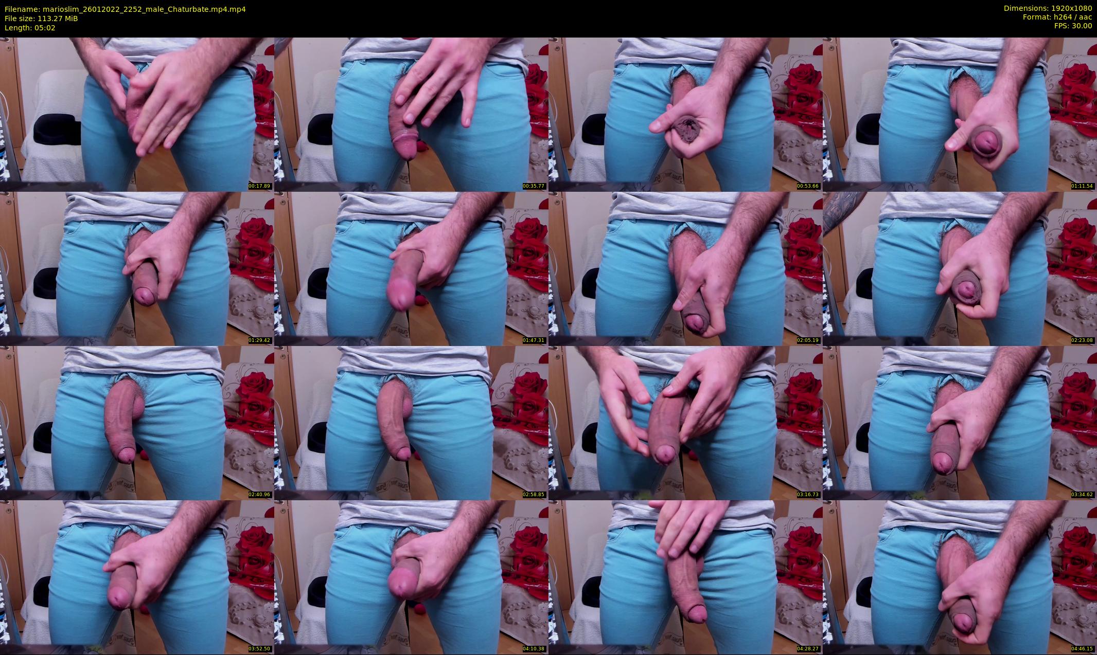 marioslim — 6 minute Chaturbate male cam show recording, 1080p, Jan 26, 2022