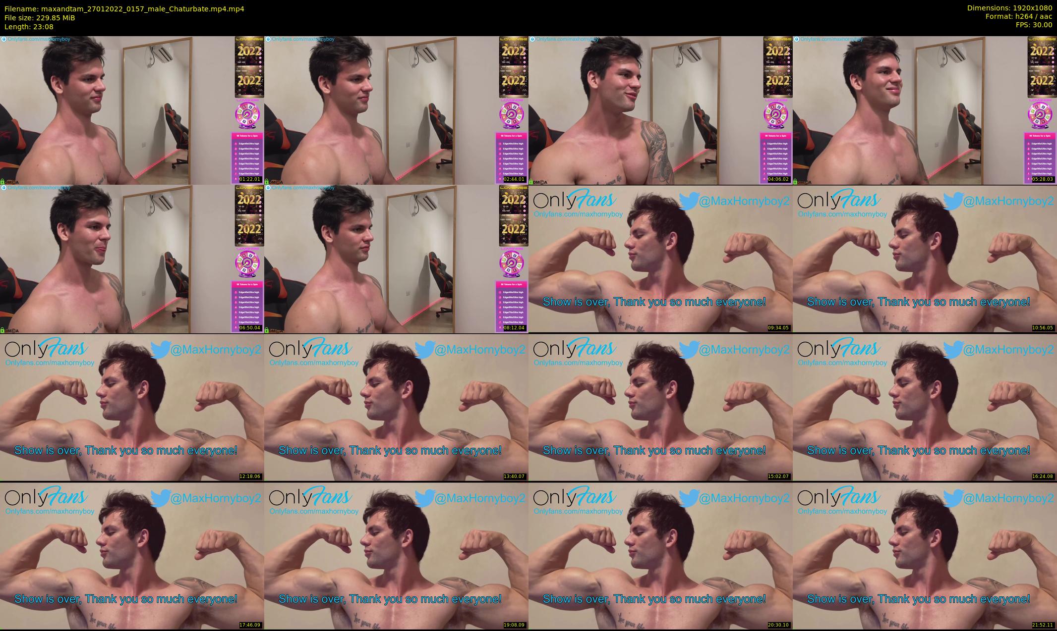 maxandtam — 24 minute Chaturbate couple cam show recording, 1080p, Jan 27, 2022