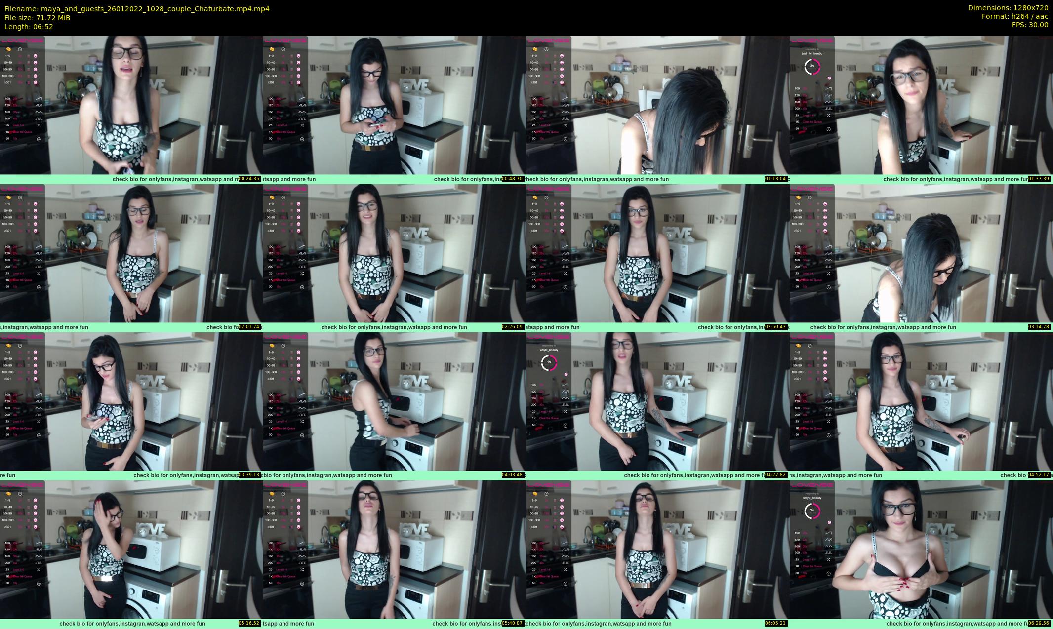 maya_and_guests — 7 minute Chaturbate couple cam show recording, 720p, Jan 26, 2022