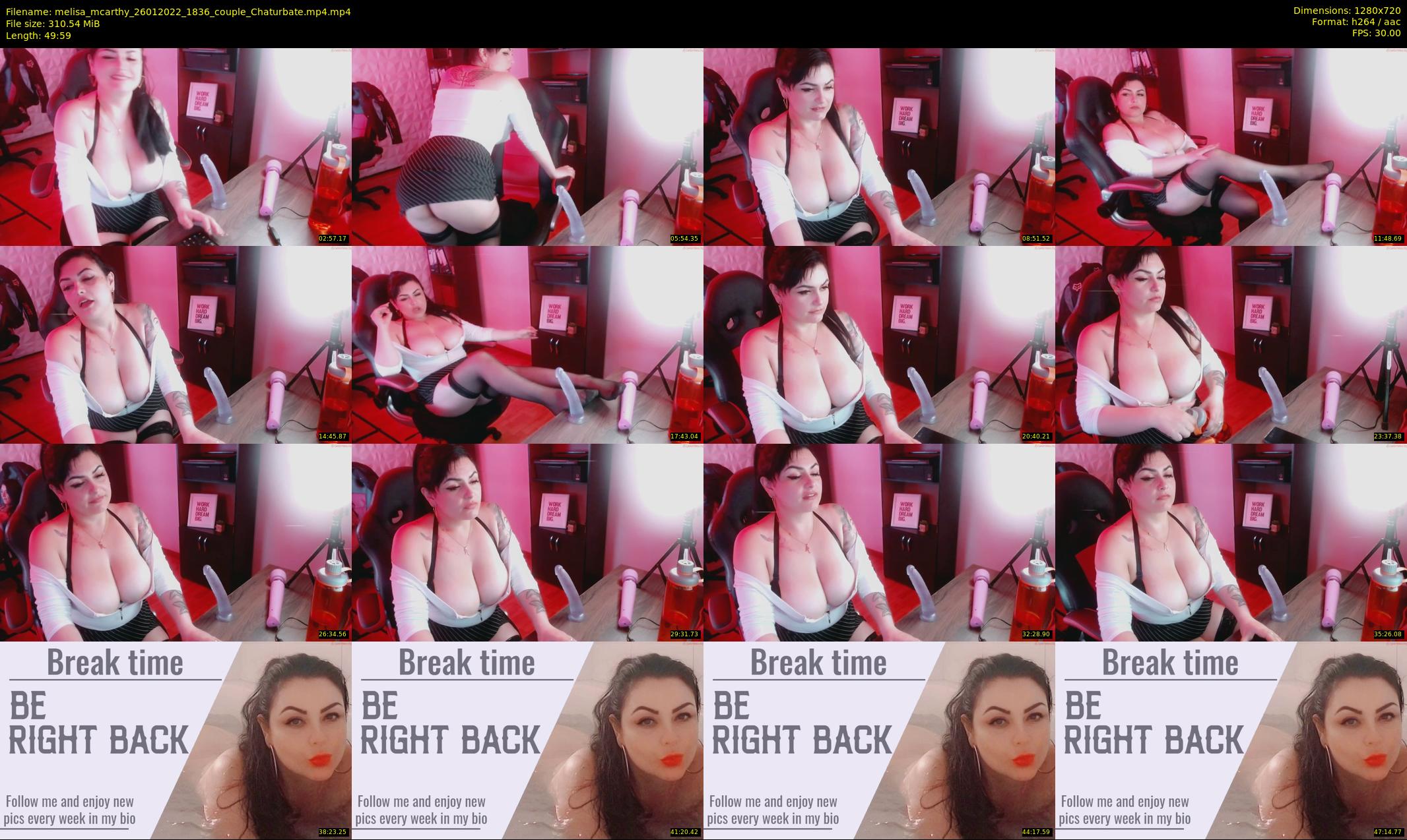 melisa_mcarthy — 50 minute Chaturbate couple cam show recording, 720p, Jan 26, 2022