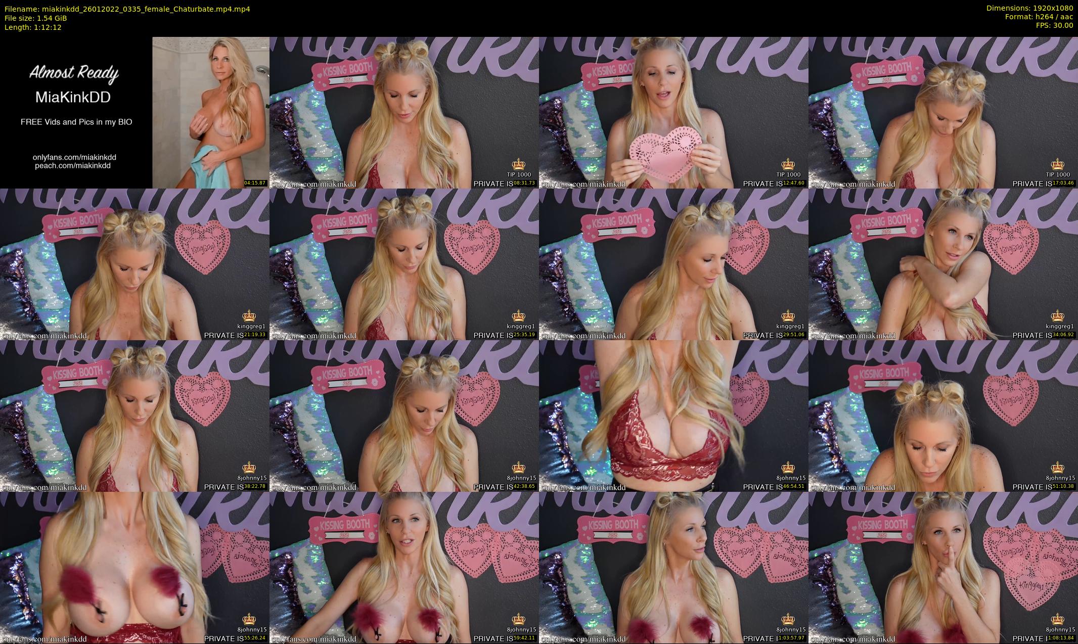 miakinkdd — 73 minute Chaturbate female cam show recording, 1080p, Jan 26, 2022