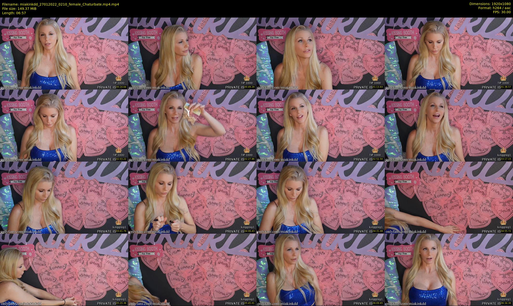 miakinkdd — 7 minute Chaturbate female cam show recording, 1080p, Jan 27, 2022