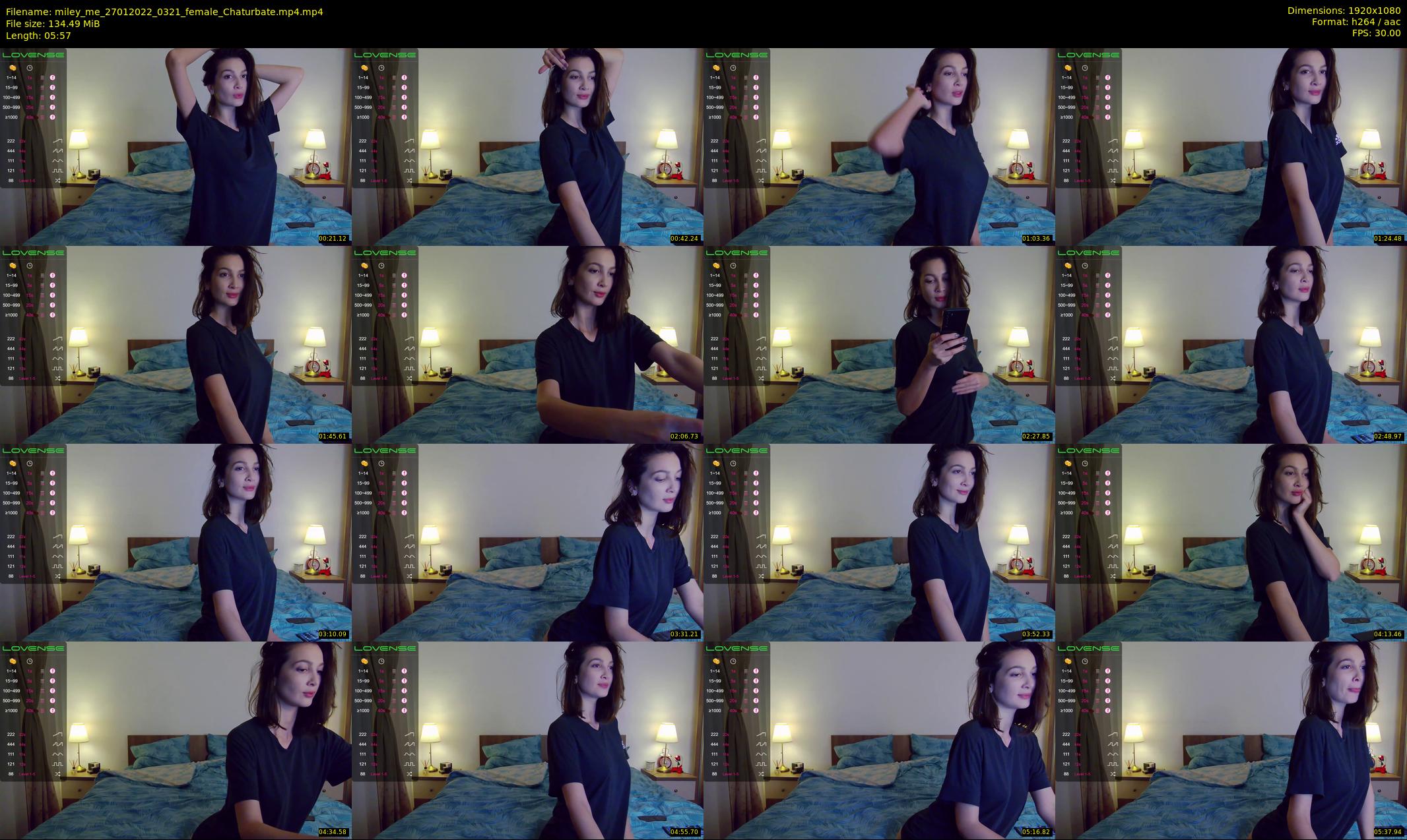 miley_me — 6 minute Chaturbate female cam show recording, 1080p, Jan 27, 2022