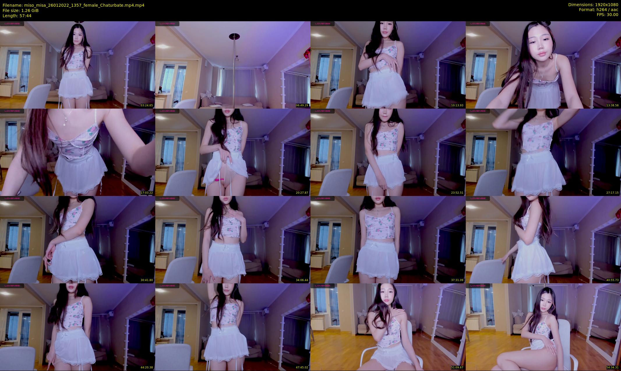 miso_misa — 58 minute Chaturbate female cam show recording, 1080p, Jan 26, 2022