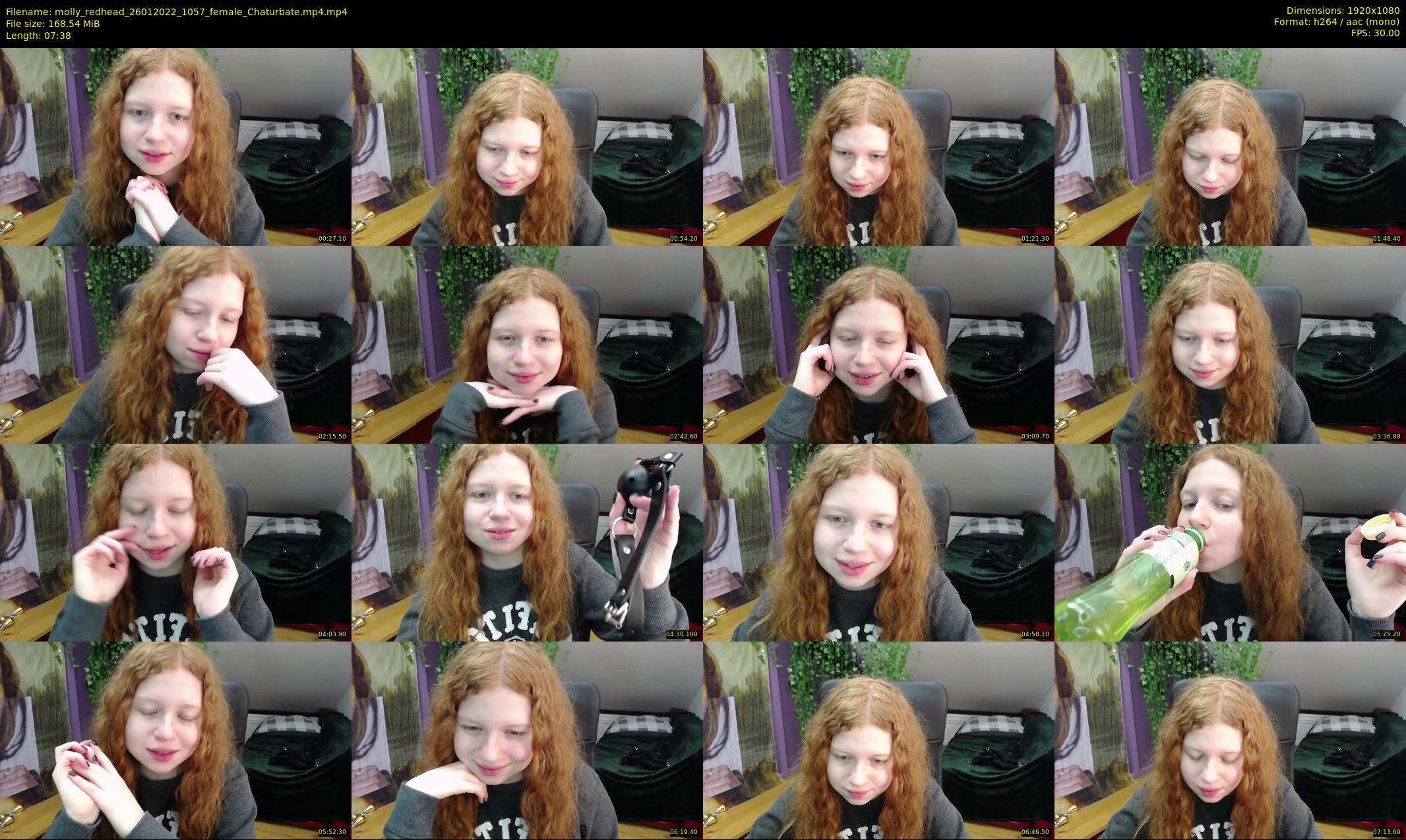 molly_redhead — 8 minute Chaturbate female cam show recording, 1080p, Jan 26, 2022
