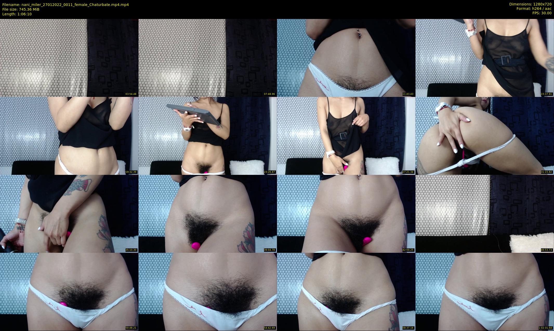 nani_miler — 67 minute Chaturbate female cam show recording, 720p, Jan 27, 2022