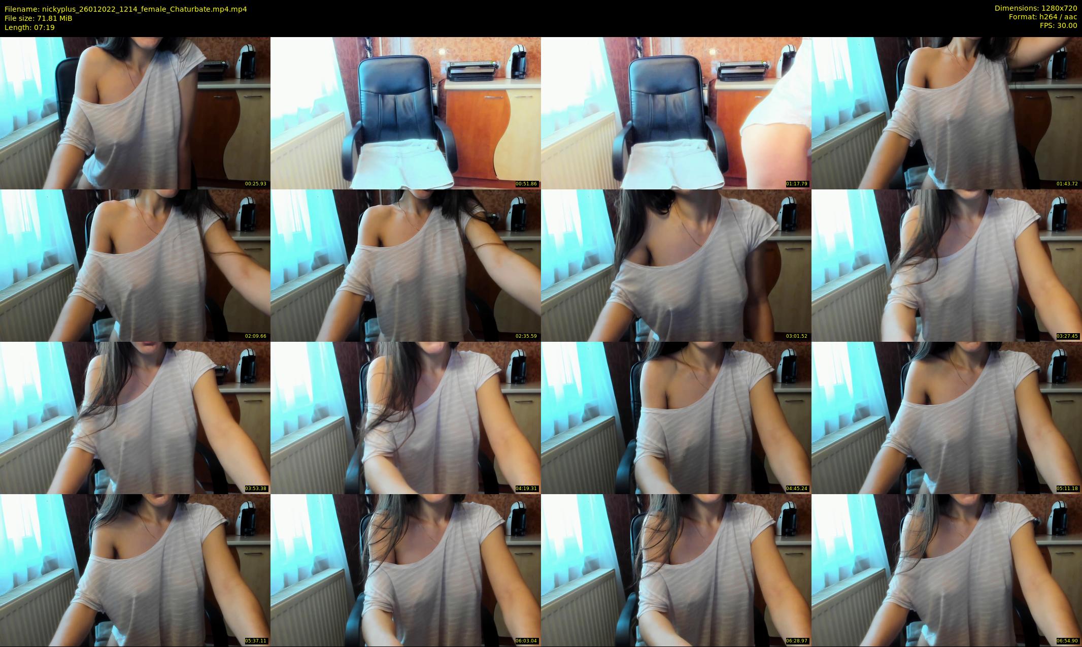 nickyplus — 8 minute Chaturbate couple cam show recording, 720p, Jan 26, 2022