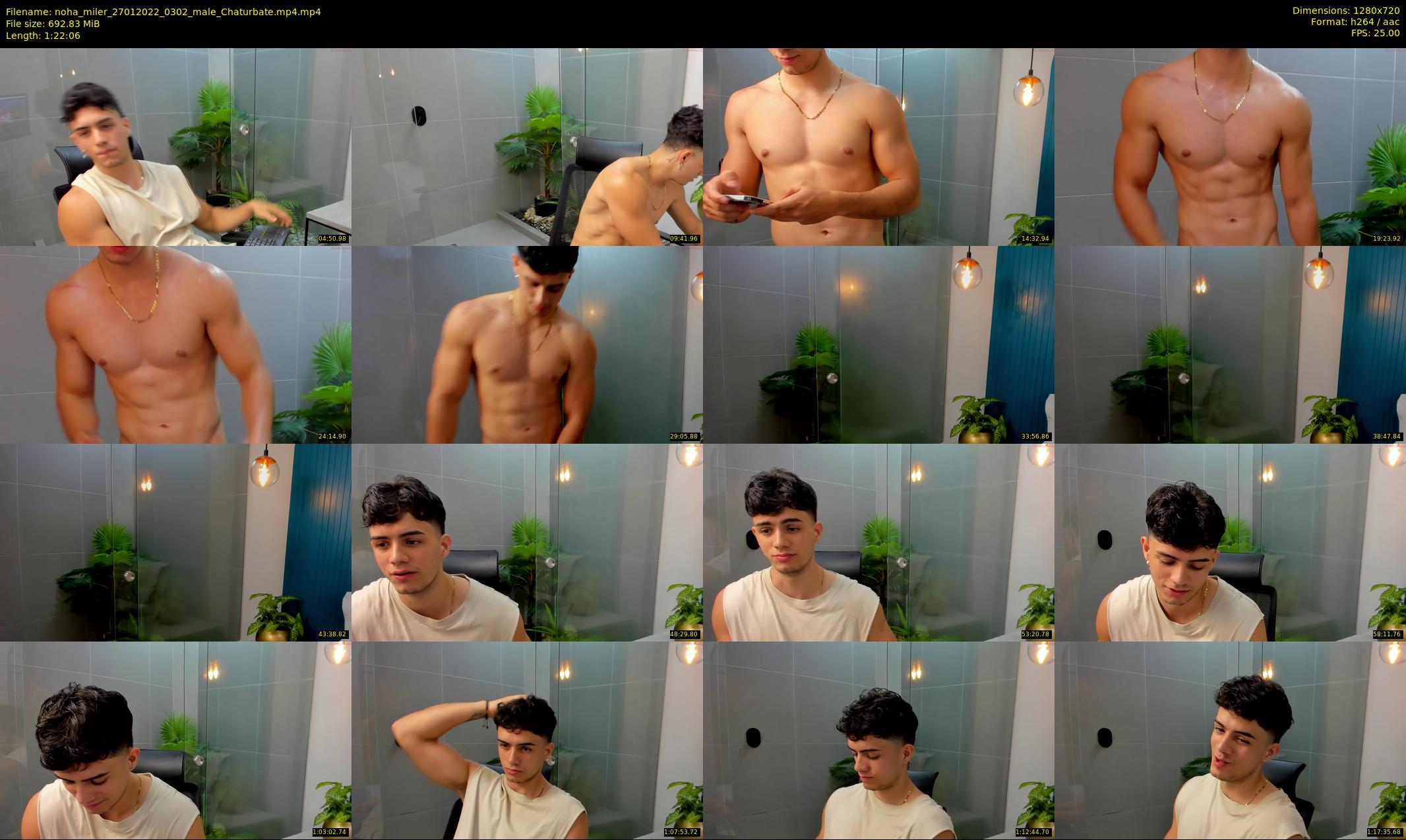 noha_miler — 83 minute Chaturbate male cam show recording, 720p, Jan 27, 2022