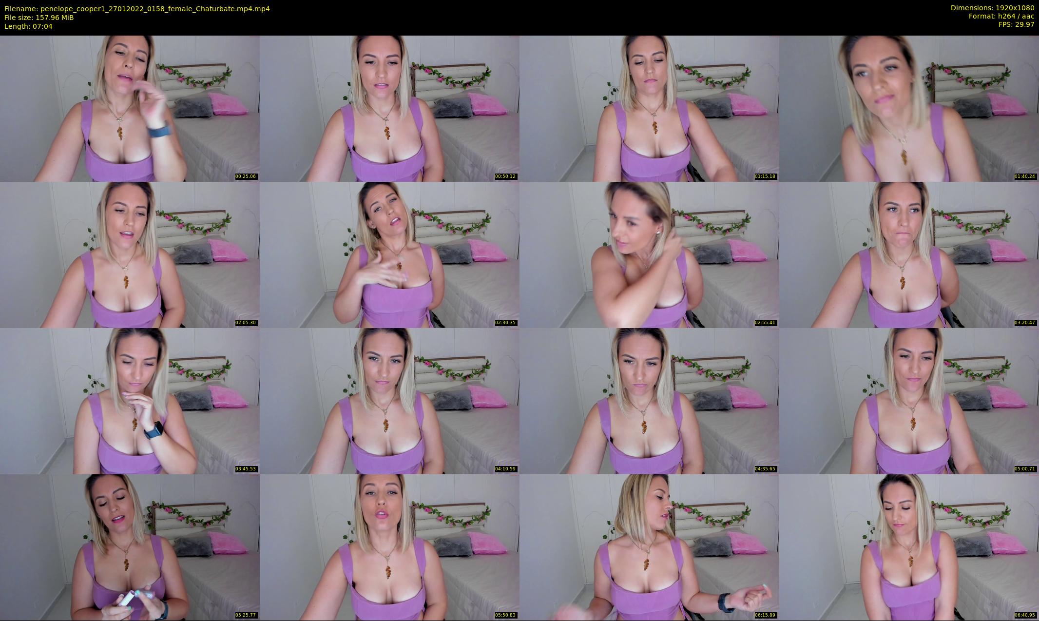 penelope_cooper1 — 8 minute Chaturbate female cam show recording, 1080p, Jan 27, 2022