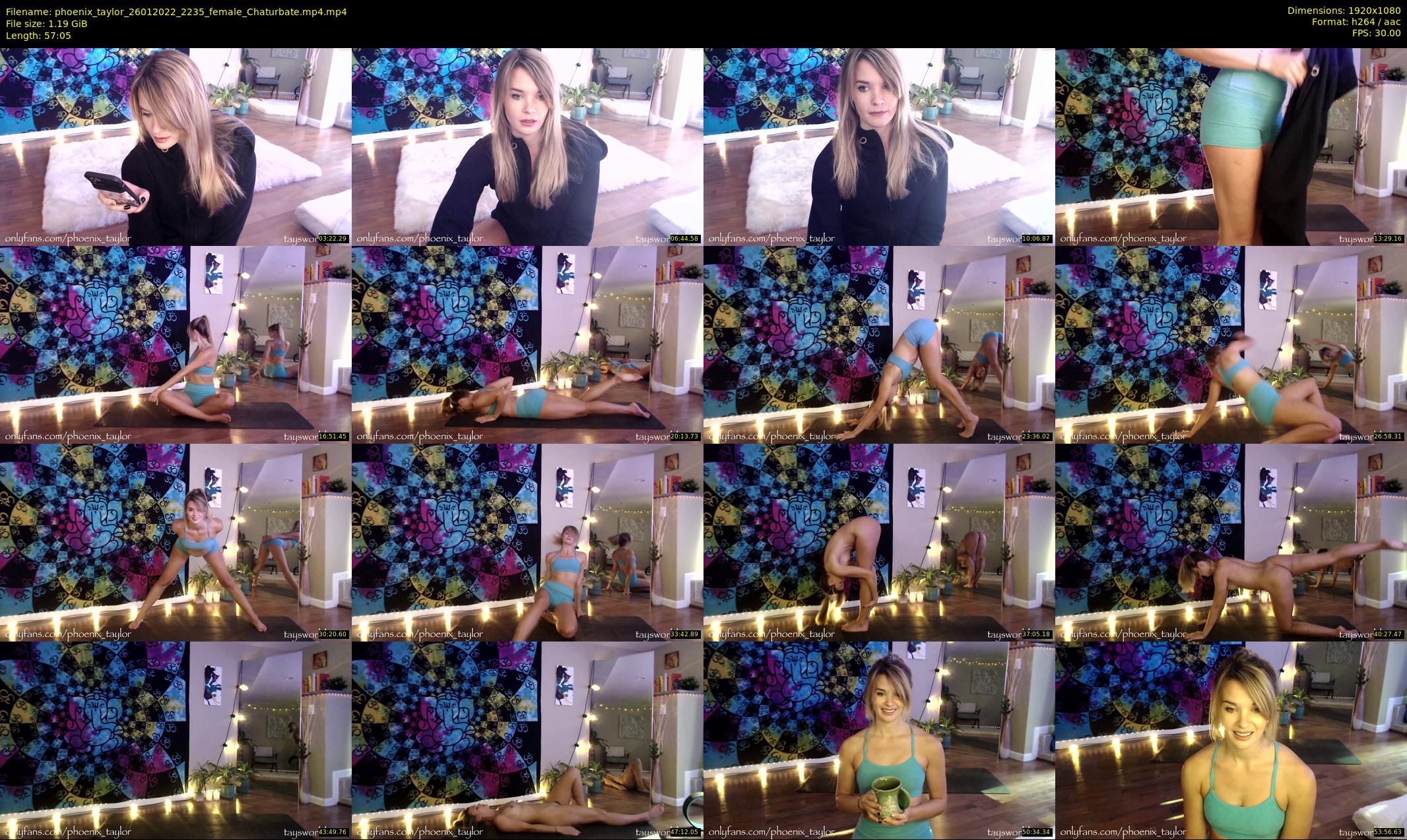 phoenix_taylor — 58 minute Chaturbate female cam show recording, 1080p, Jan 26, 2022
