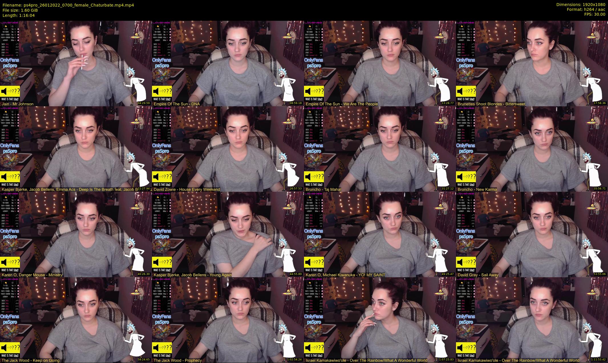 ps4pro — 77 minute Chaturbate female cam show recording, 1080p, Jan 26, 2022