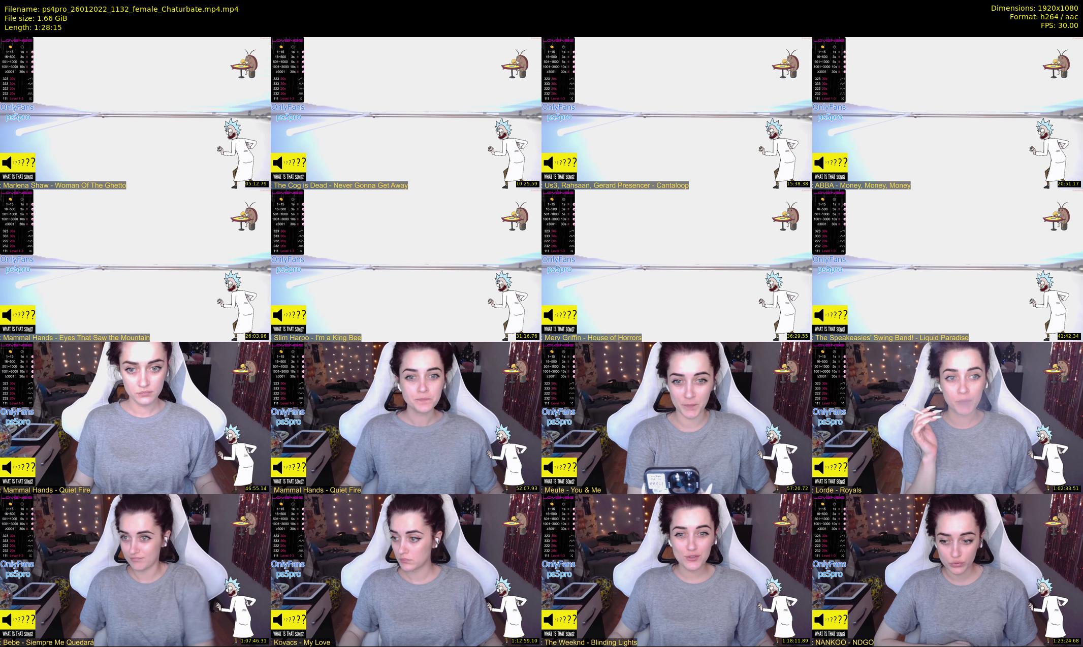 ps4pro — 89 minute Chaturbate female cam show recording, 1080p, Jan 26, 2022