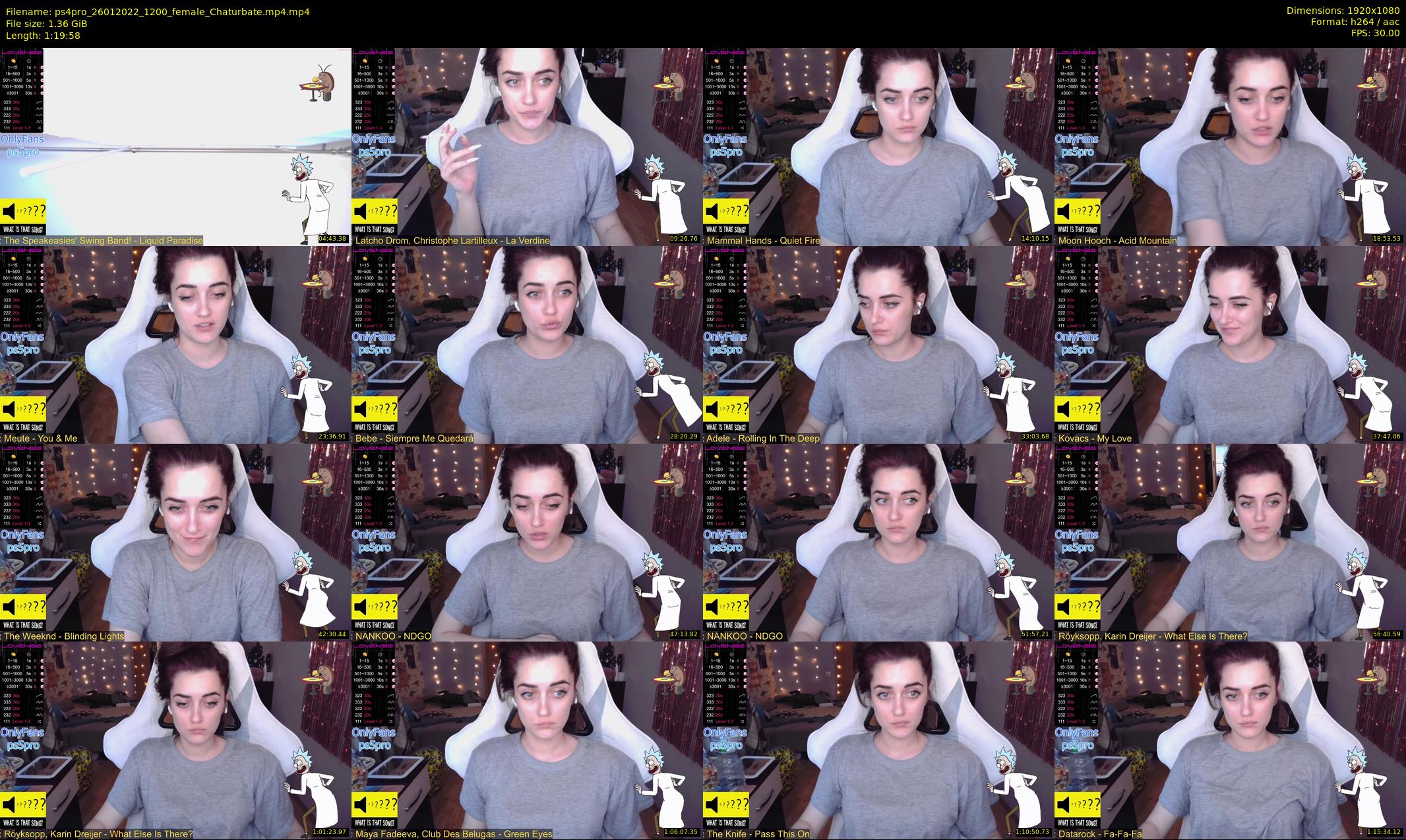 ps4pro — 80 minute Chaturbate female cam show recording, 1080p, Jan 26, 2022
