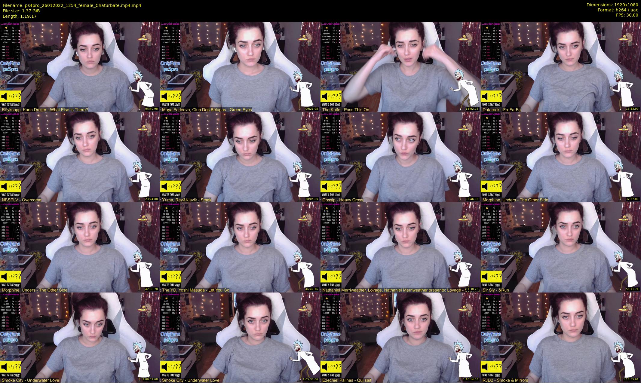 ps4pro — 80 minute Chaturbate female cam show recording, 1080p, Jan 26, 2022