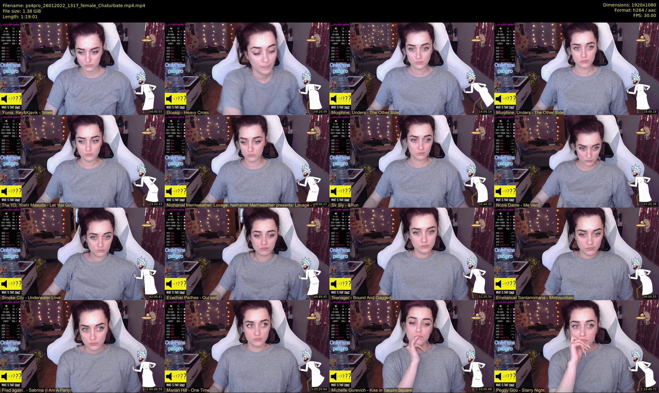 ps4pro — 80 minute Chaturbate female cam show recording, 1080p, Jan 26, 2022