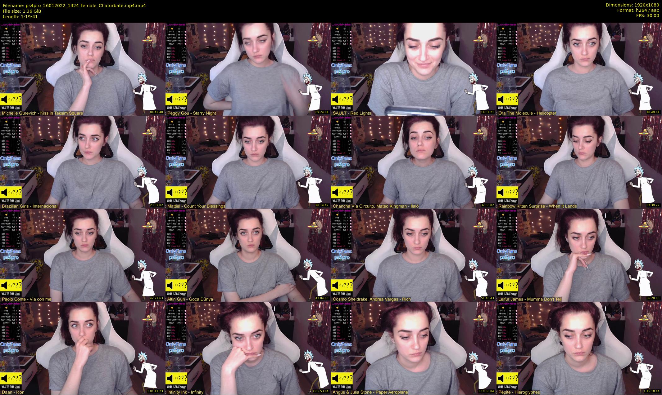 ps4pro — 80 minute Chaturbate female cam show recording, 1080p, Jan 26, 2022