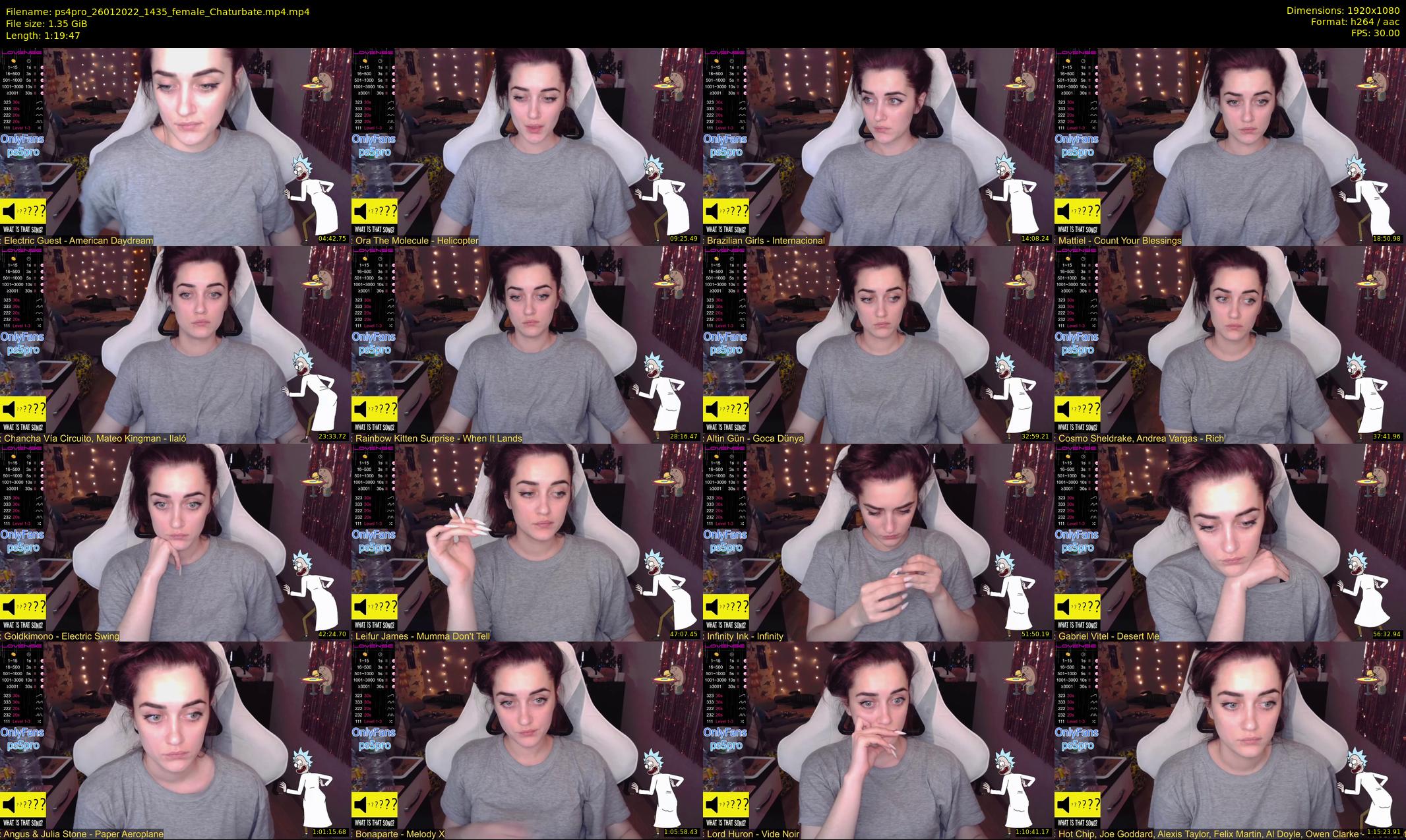 ps4pro — 80 minute Chaturbate female cam show recording, 1080p, Jan 26, 2022