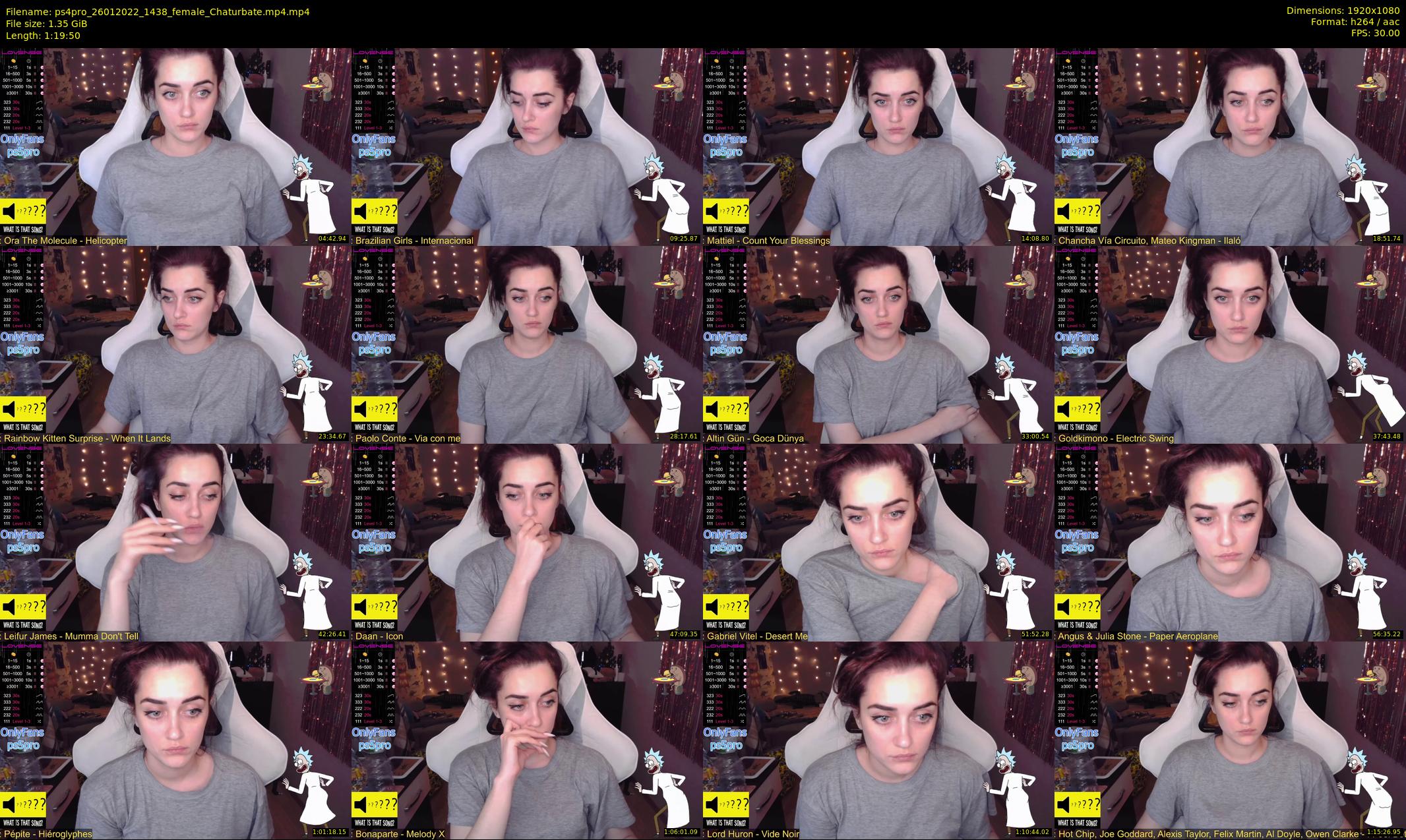 ps4pro — 80 minute Chaturbate female cam show recording, 1080p, Jan 26, 2022