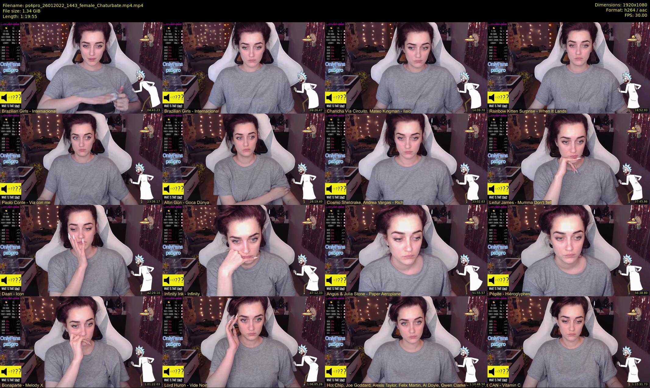 ps4pro — 80 minute Chaturbate female cam show recording, 1080p, Jan 26, 2022