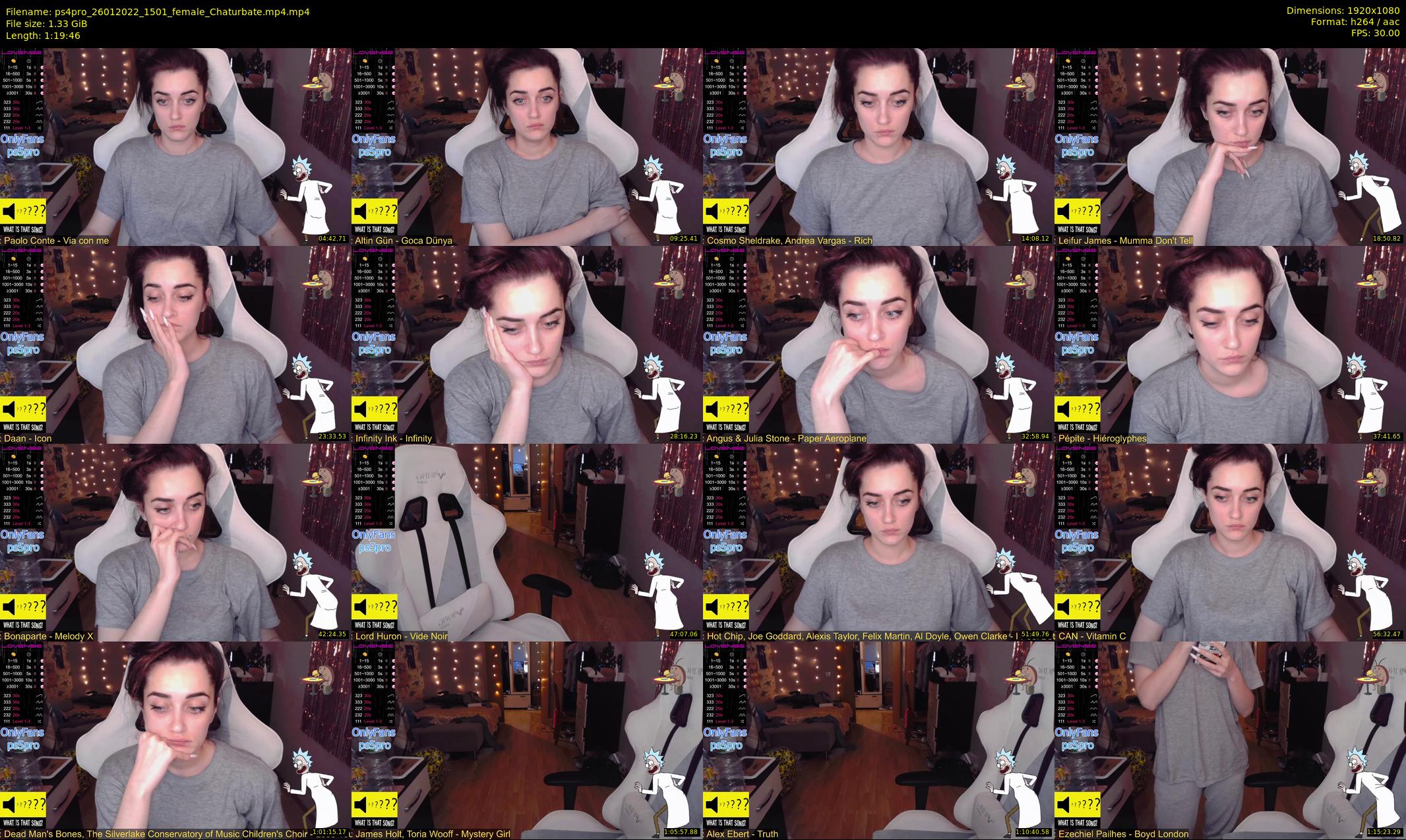 ps4pro — 80 minute Chaturbate female cam show recording, 1080p, Jan 26, 2022