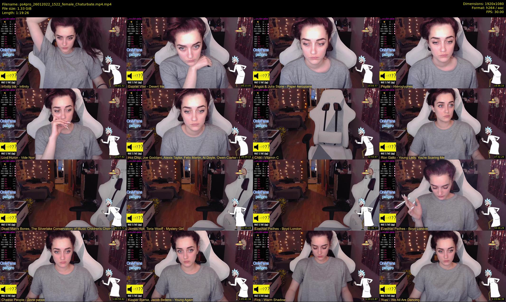 ps4pro — 80 minute Chaturbate female cam show recording, 1080p, Jan 26, 2022