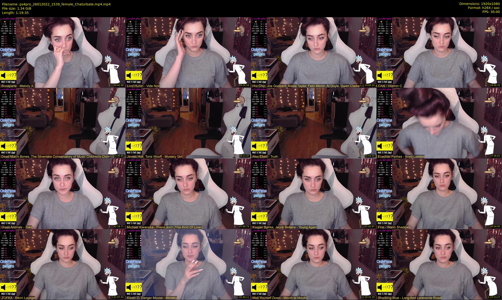 ps4pro — 80 minute Chaturbate female cam show recording, 1080p, Jan 26, 2022