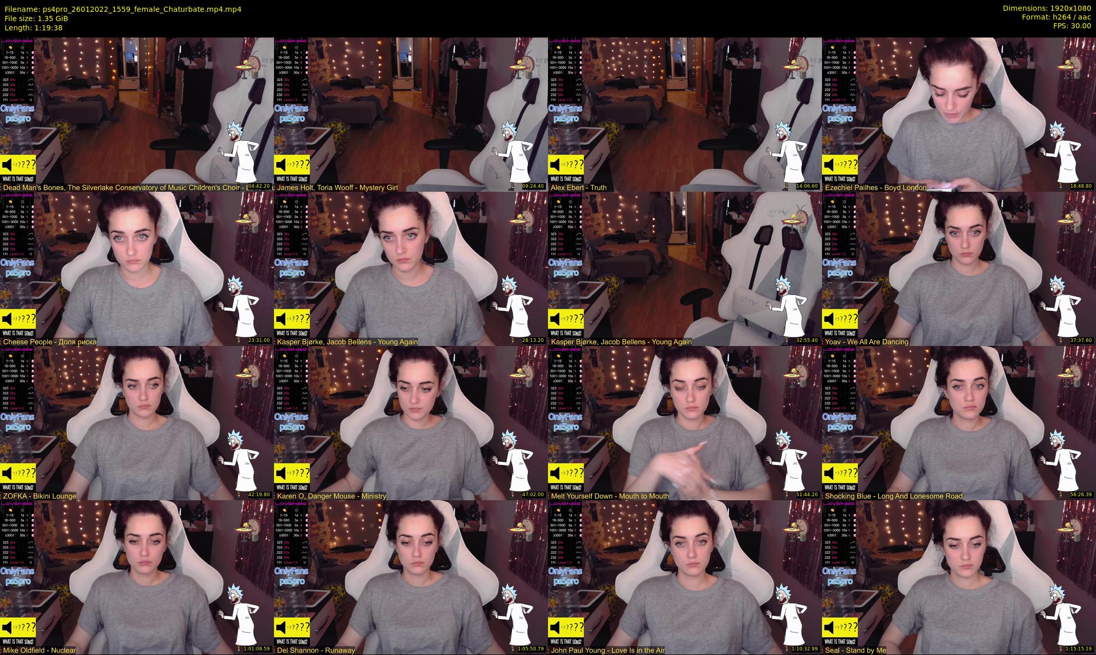 ps4pro — 80 minute Chaturbate female cam show recording, 1080p, Jan 26, 2022