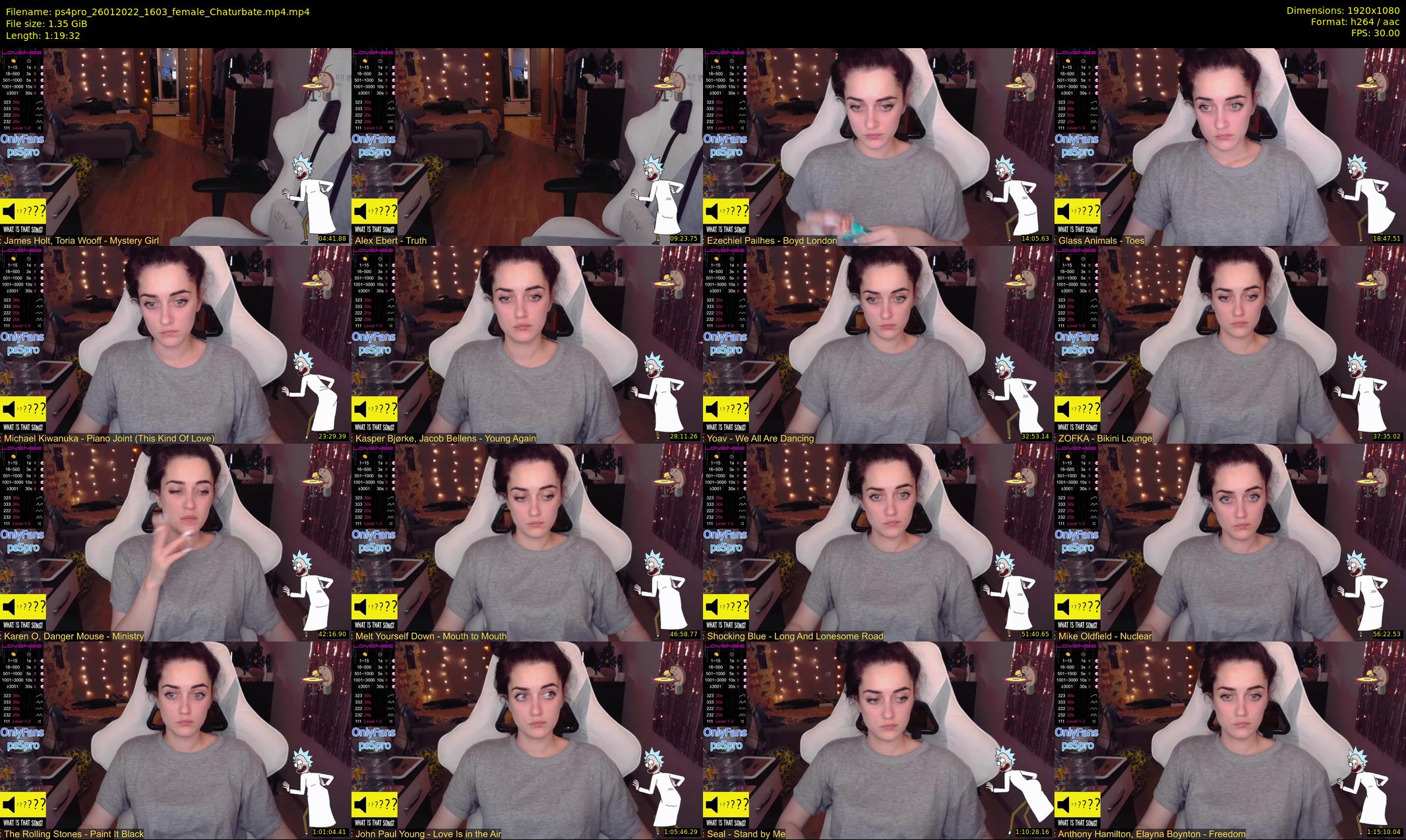ps4pro — 80 minute Chaturbate female cam show recording, 1080p, Jan 26, 2022