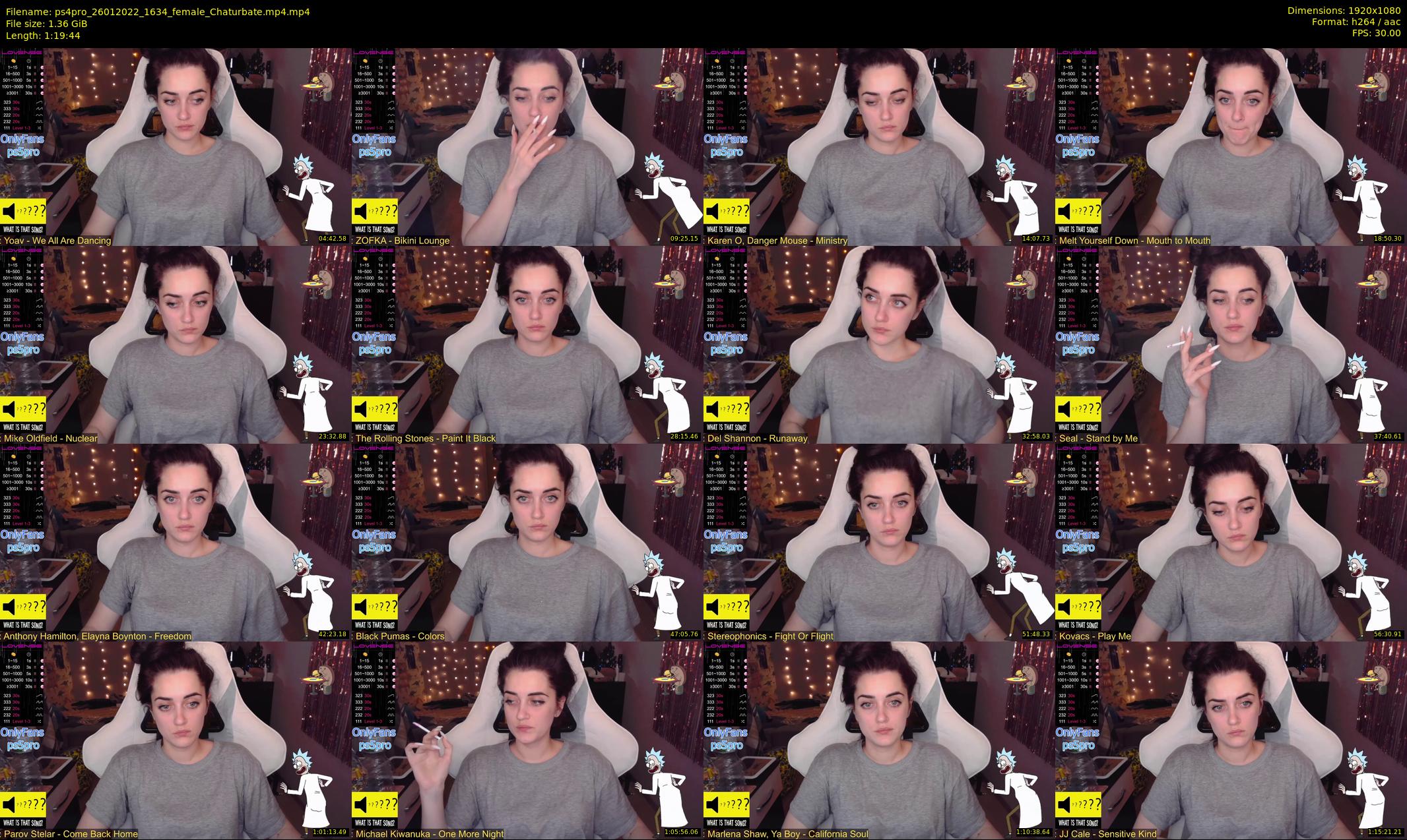 ps4pro — 80 minute Chaturbate female cam show recording, 1080p, Jan 26, 2022