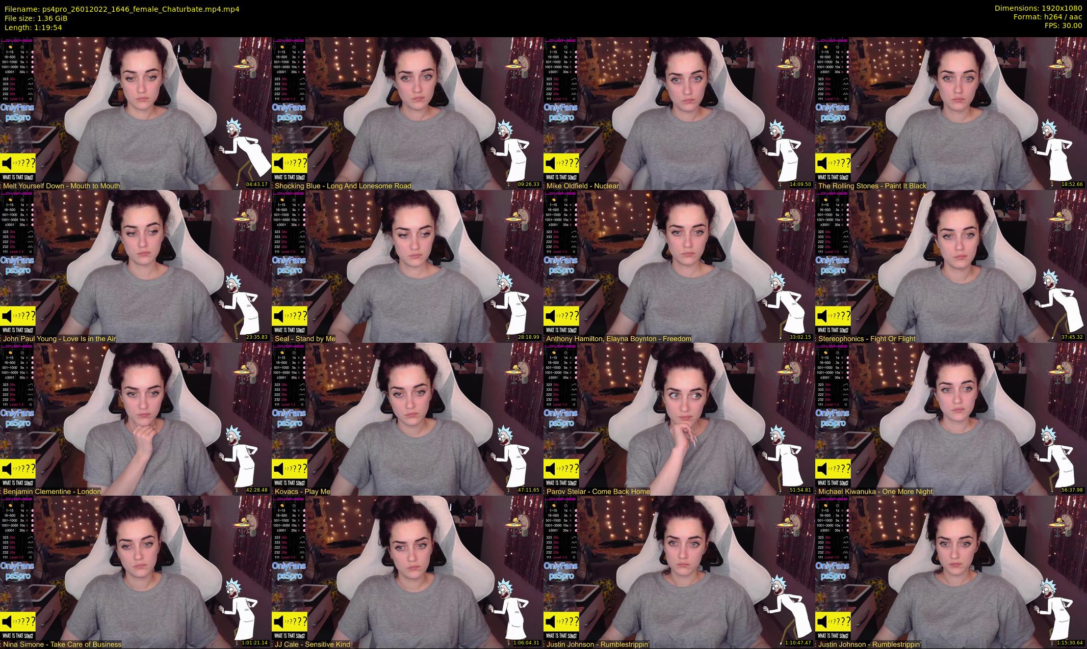 ps4pro — 80 minute Chaturbate female cam show recording, 1080p, Jan 26, 2022