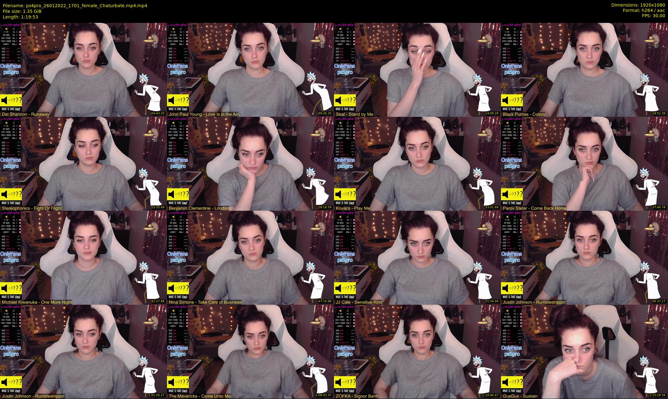 ps4pro — 80 minute Chaturbate female cam show recording, 1080p, Jan 26, 2022